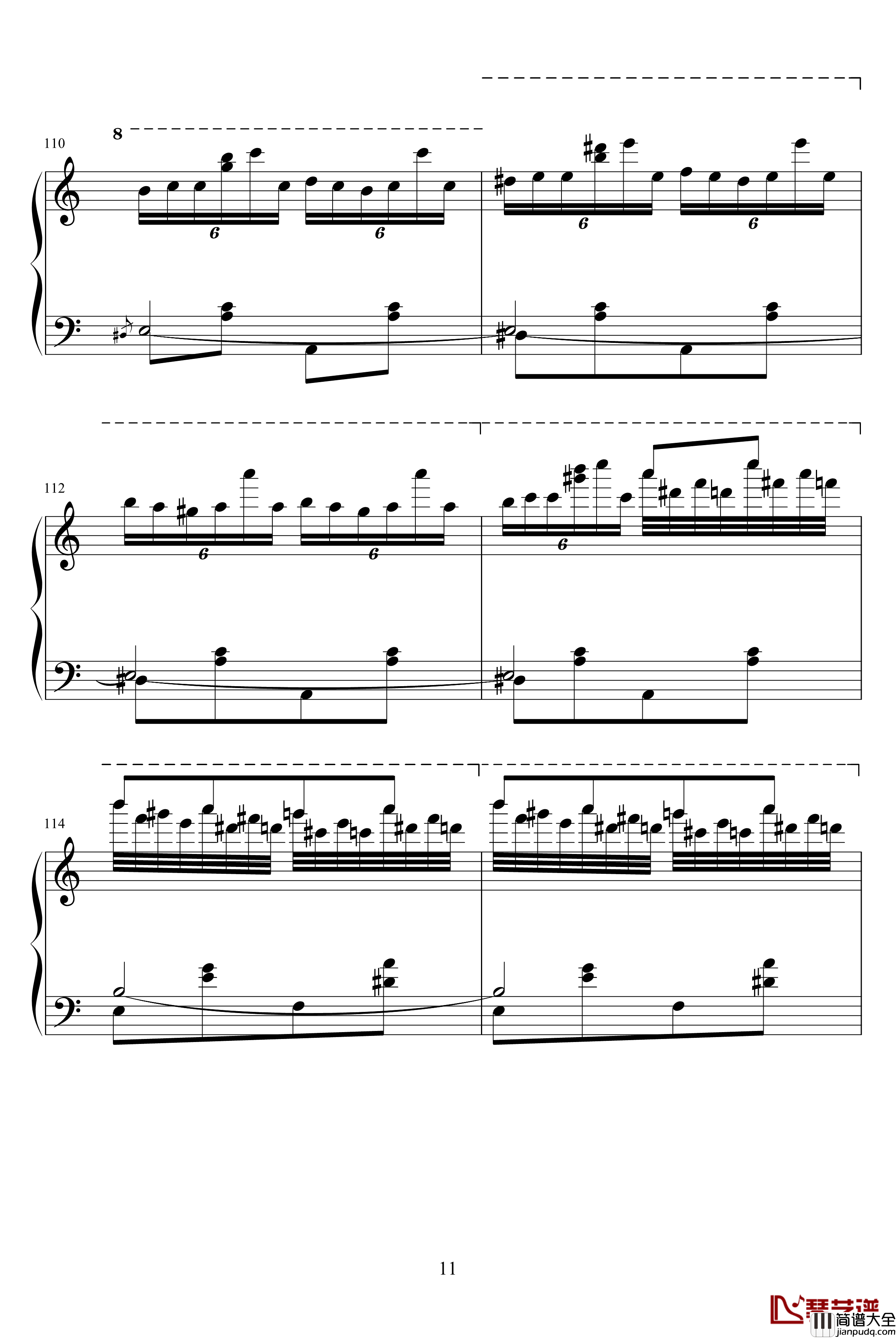 土耳其进行曲钢琴谱_莫扎特_瓦洛多斯改编莫扎特