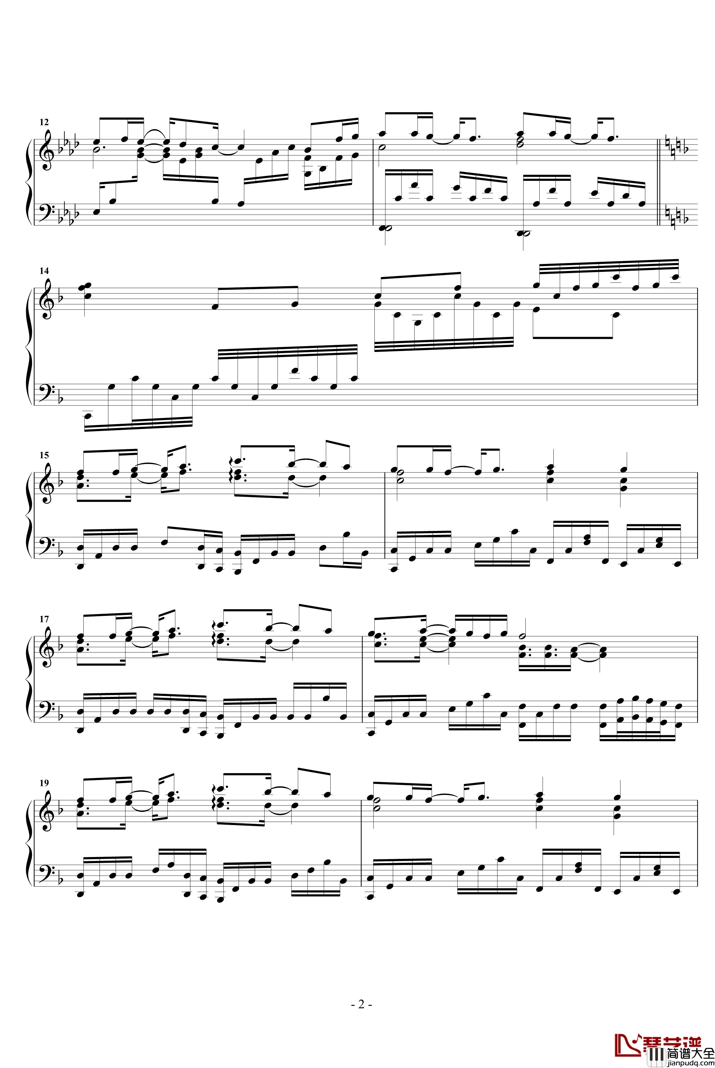 Every_Heart钢琴谱_完美钢琴独奏_动漫影视