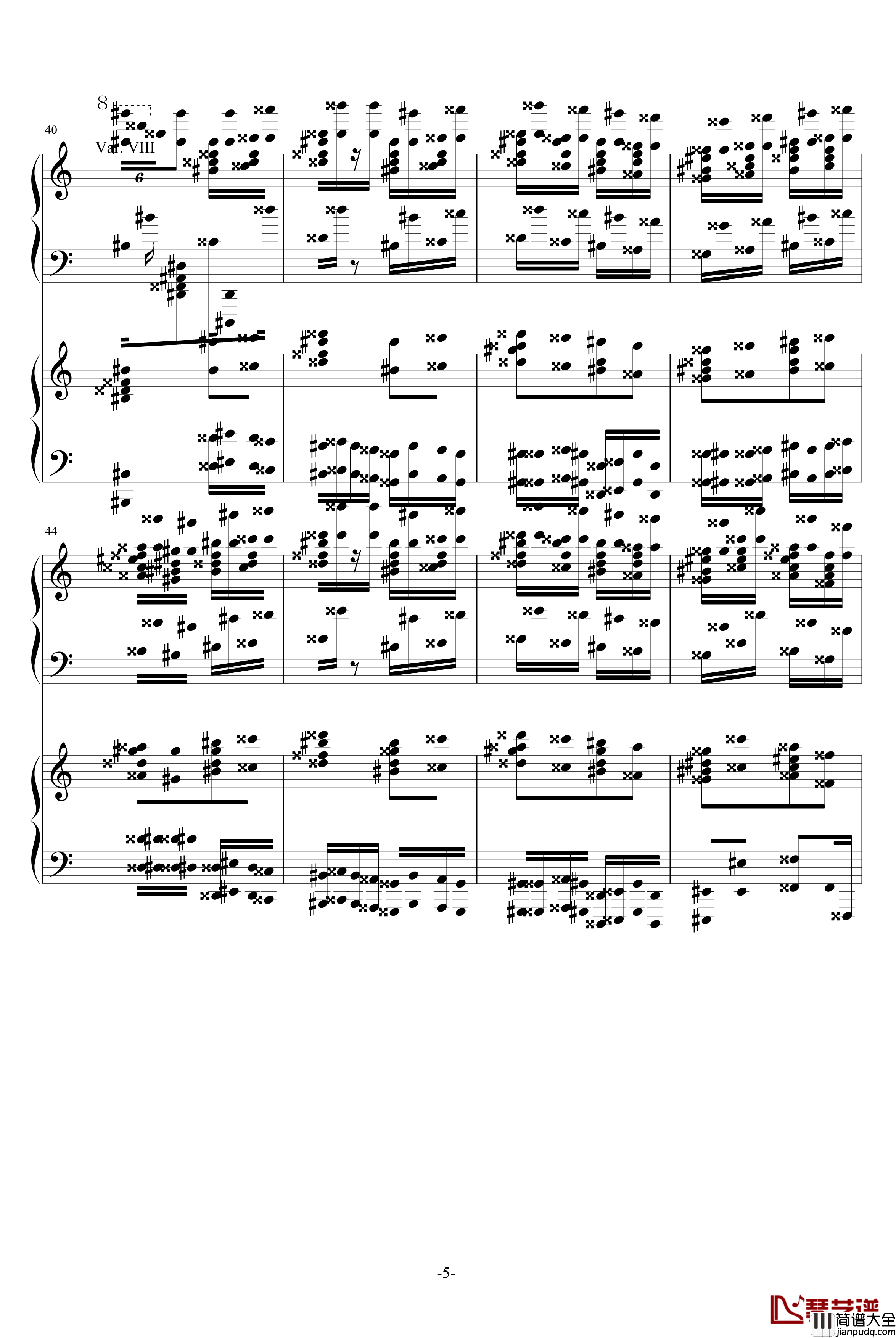 小星星和土耳其进行曲合奏钢琴谱_莫扎特