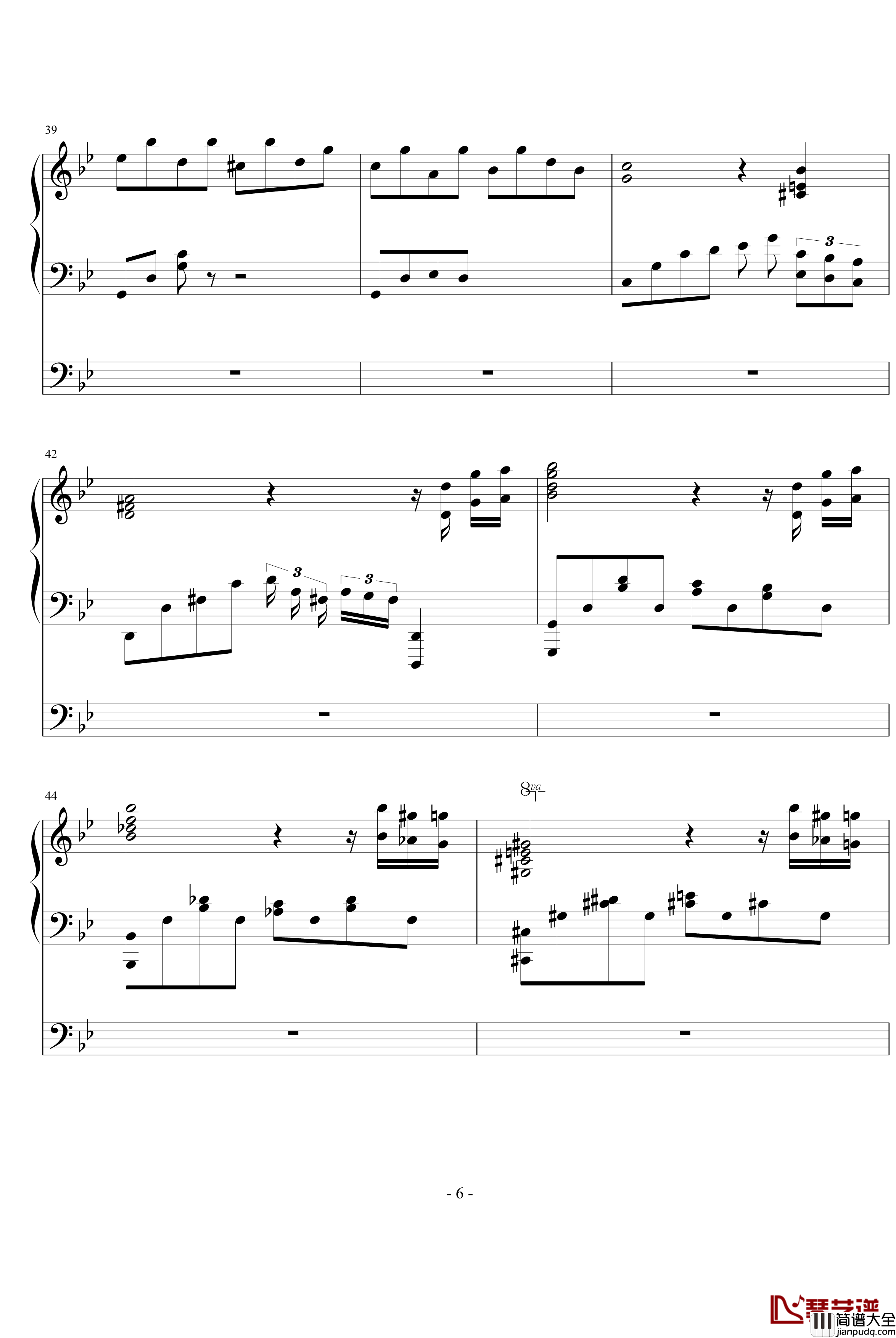 血色童年钢琴谱_ellocz_焕殇2