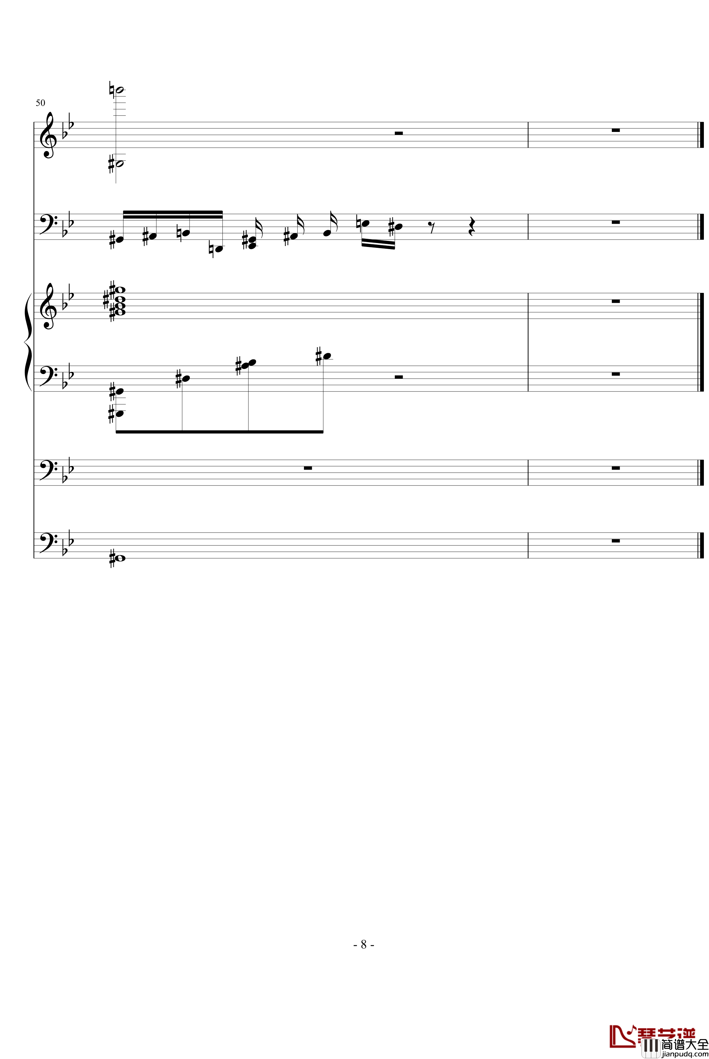 血色童年钢琴谱_ellocz_焕殇2