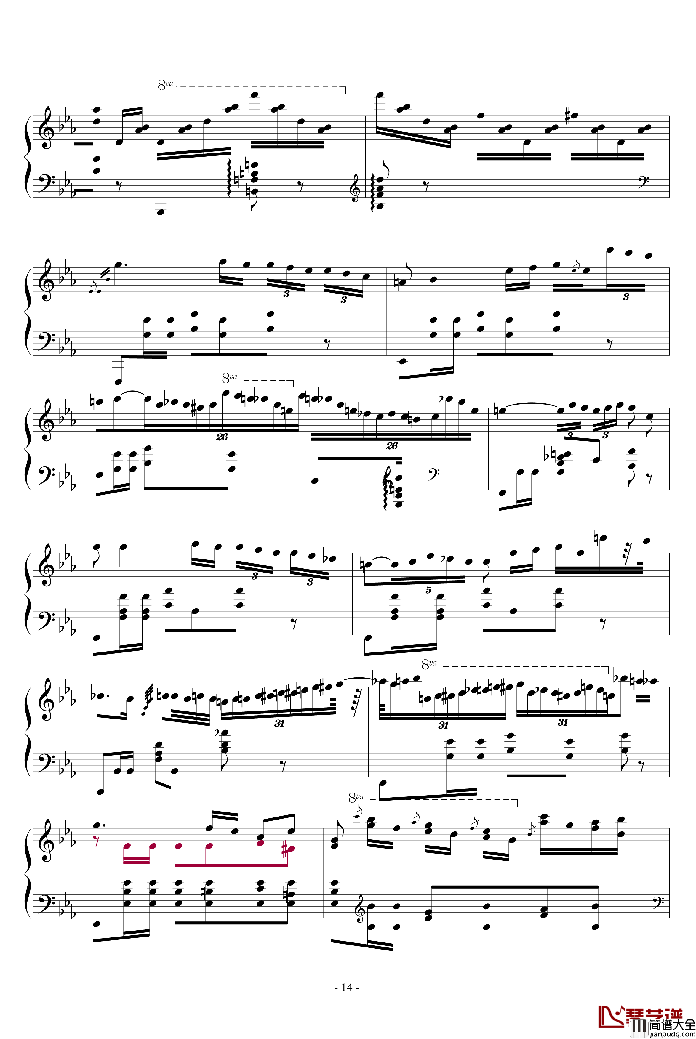 肖邦大波兰舞曲opus22钢琴谱_肖邦_chopin