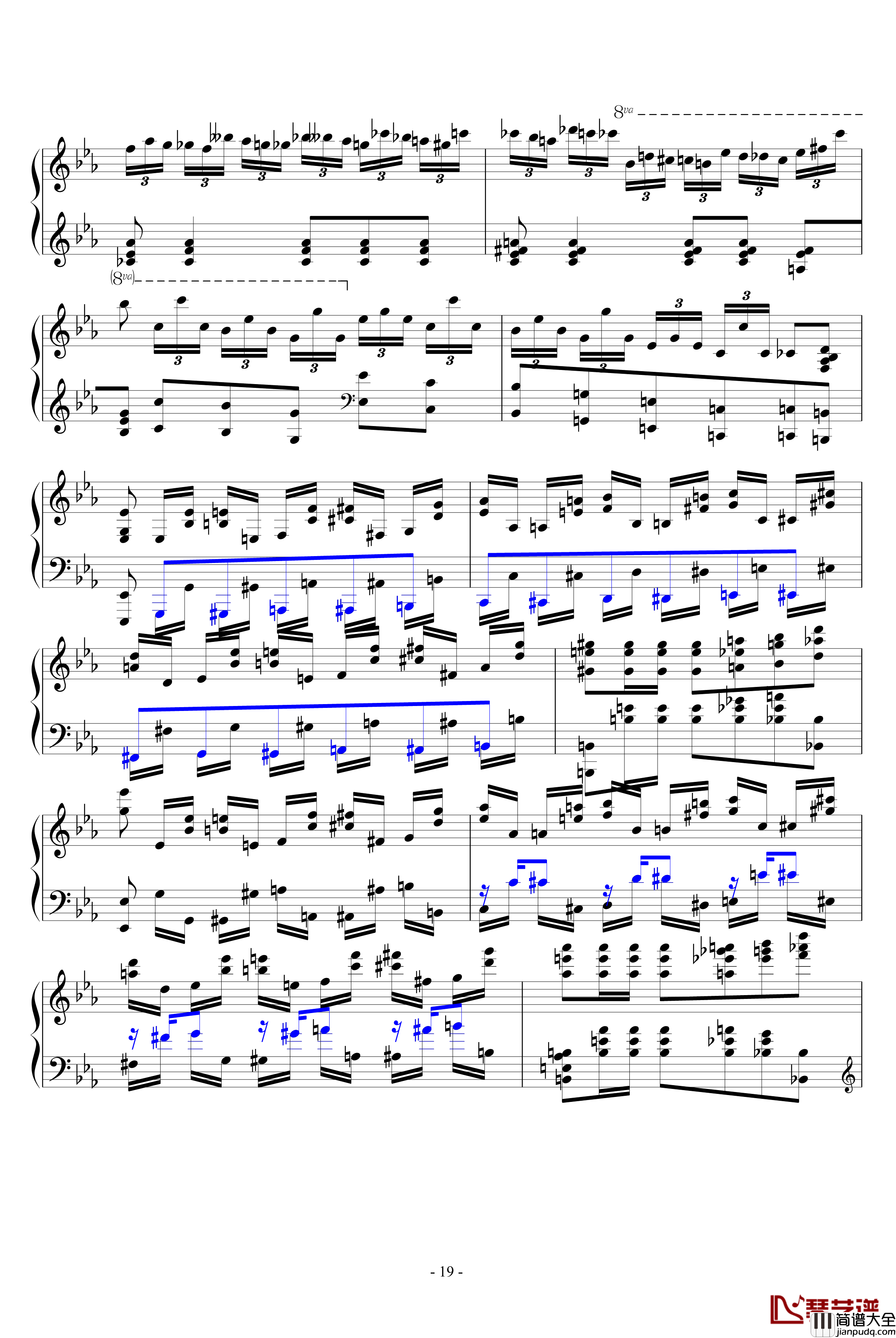 肖邦大波兰舞曲opus22钢琴谱_肖邦_chopin