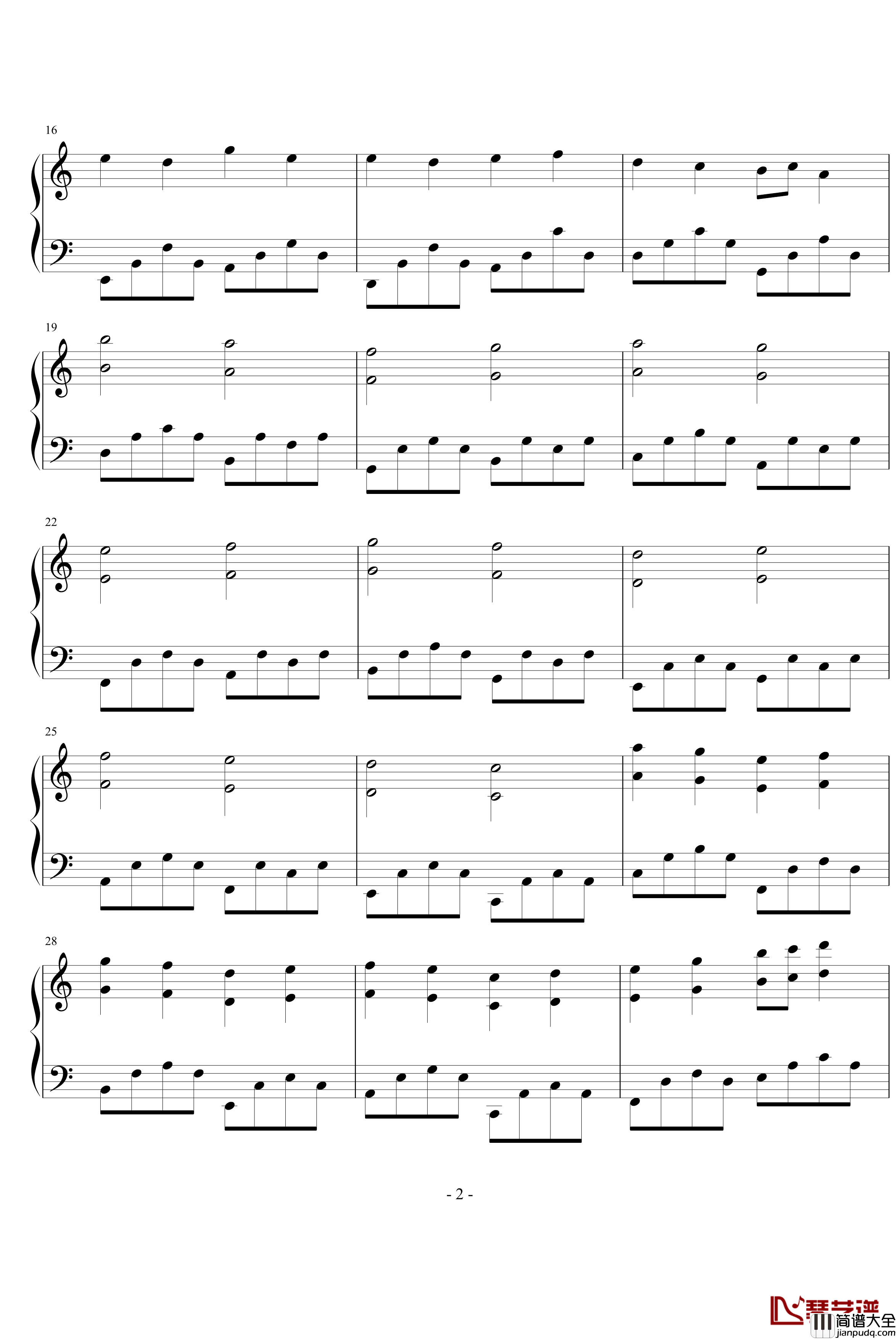 龙添钢琴谱_米俊乐