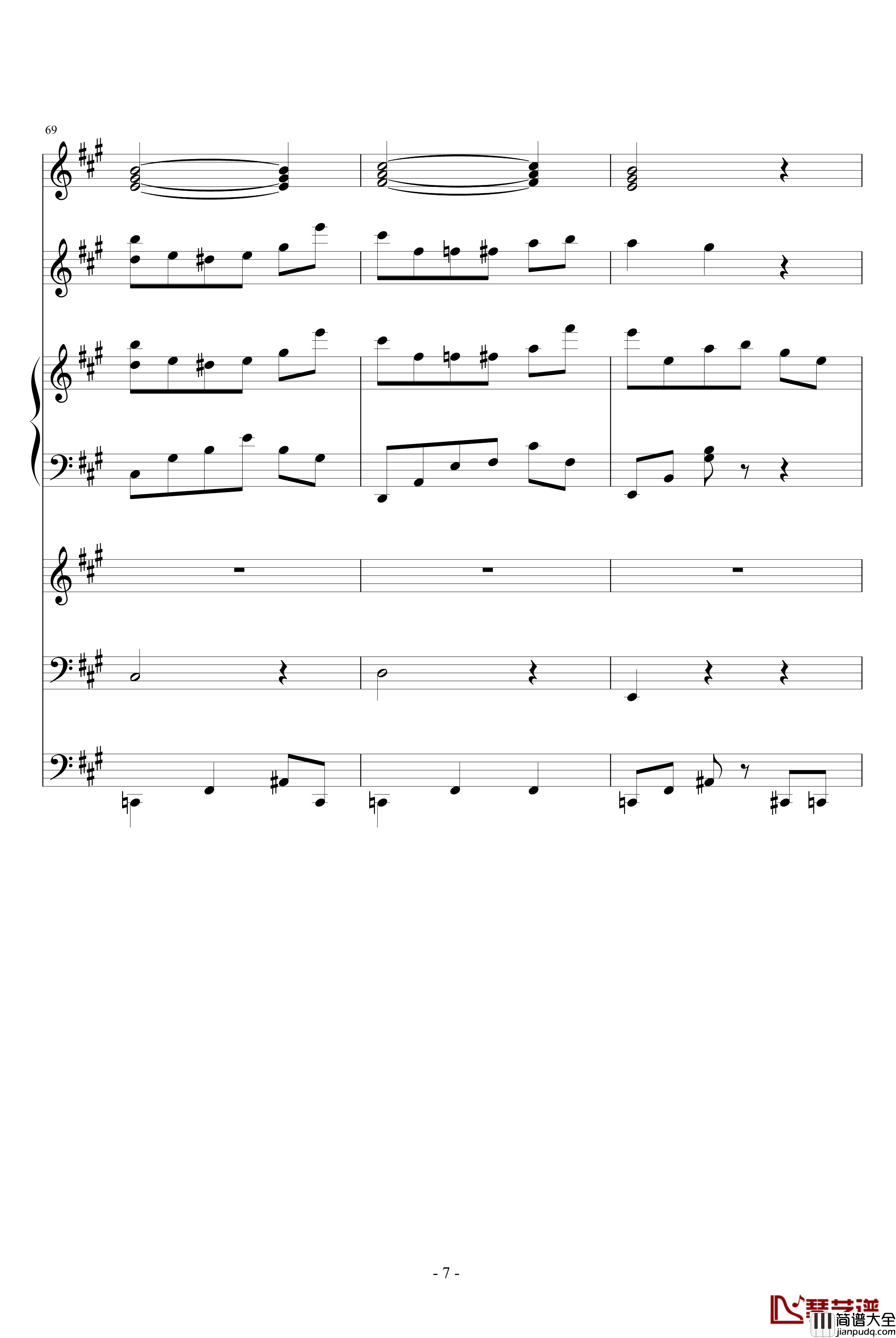 夜洛第六首圆舞曲蝴蝶姬钢琴谱_To_WY_ellocz