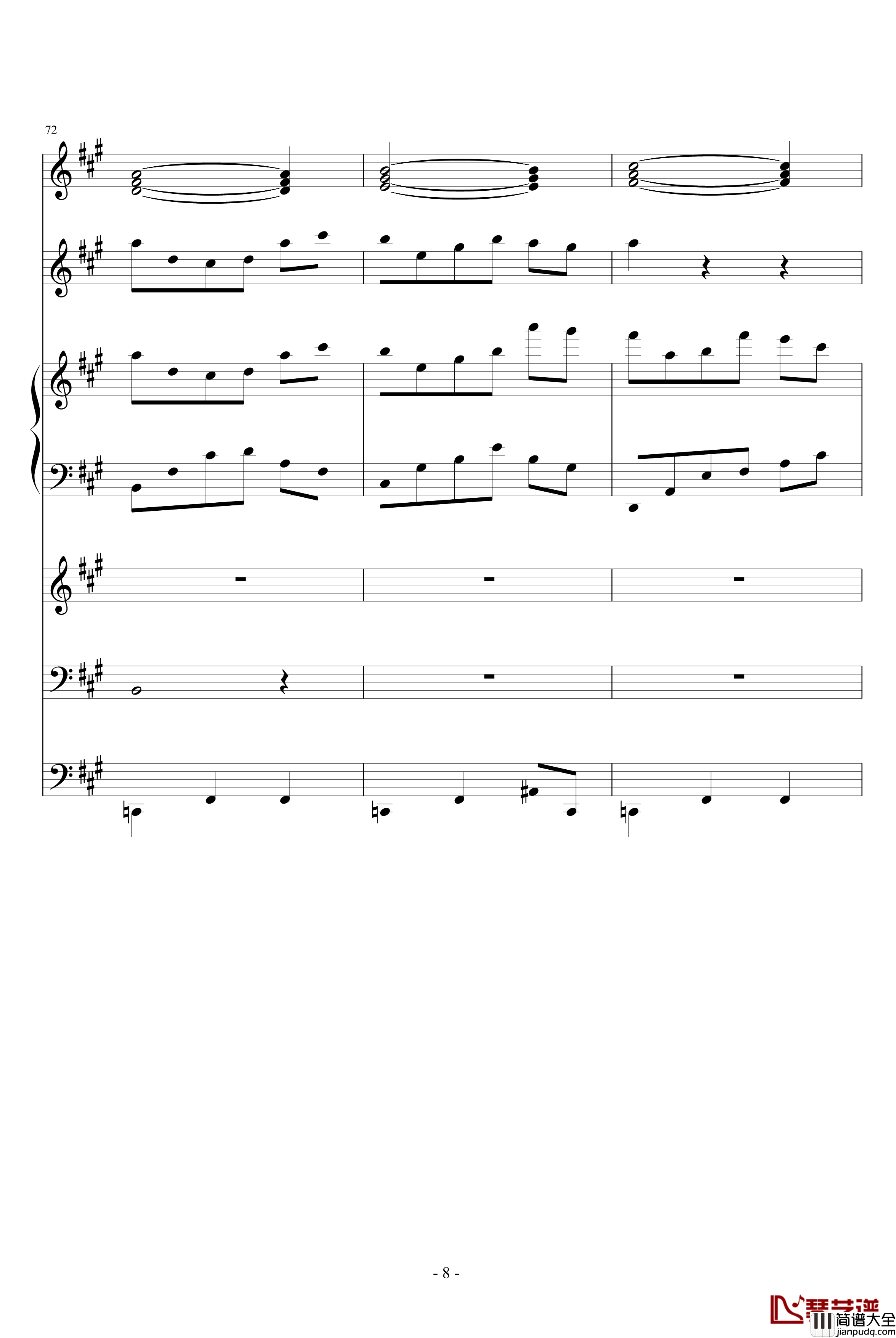 夜洛第六首圆舞曲蝴蝶姬钢琴谱_To_WY_ellocz