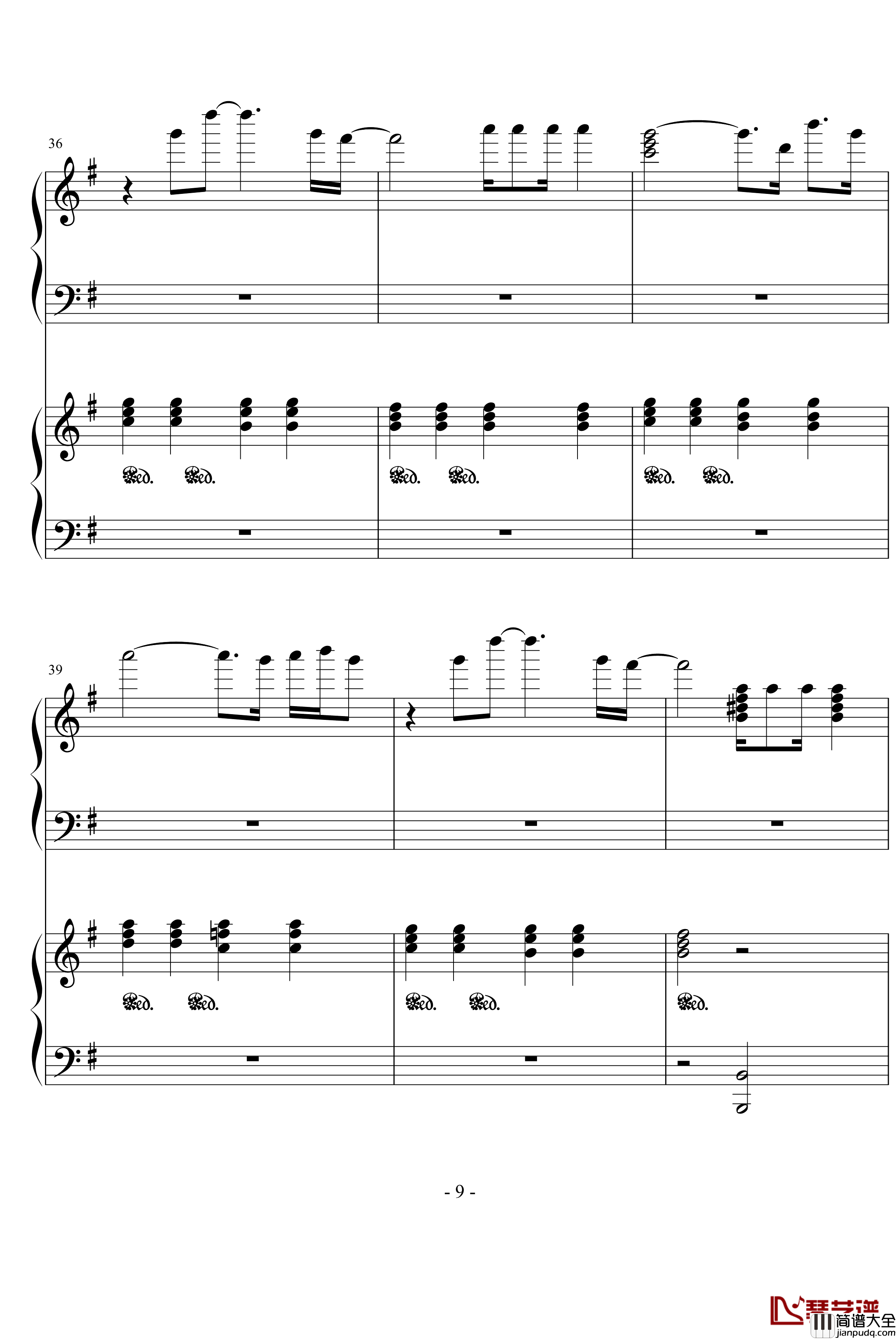 cry_ill_be_your_home钢琴谱_鬼泣_游戏