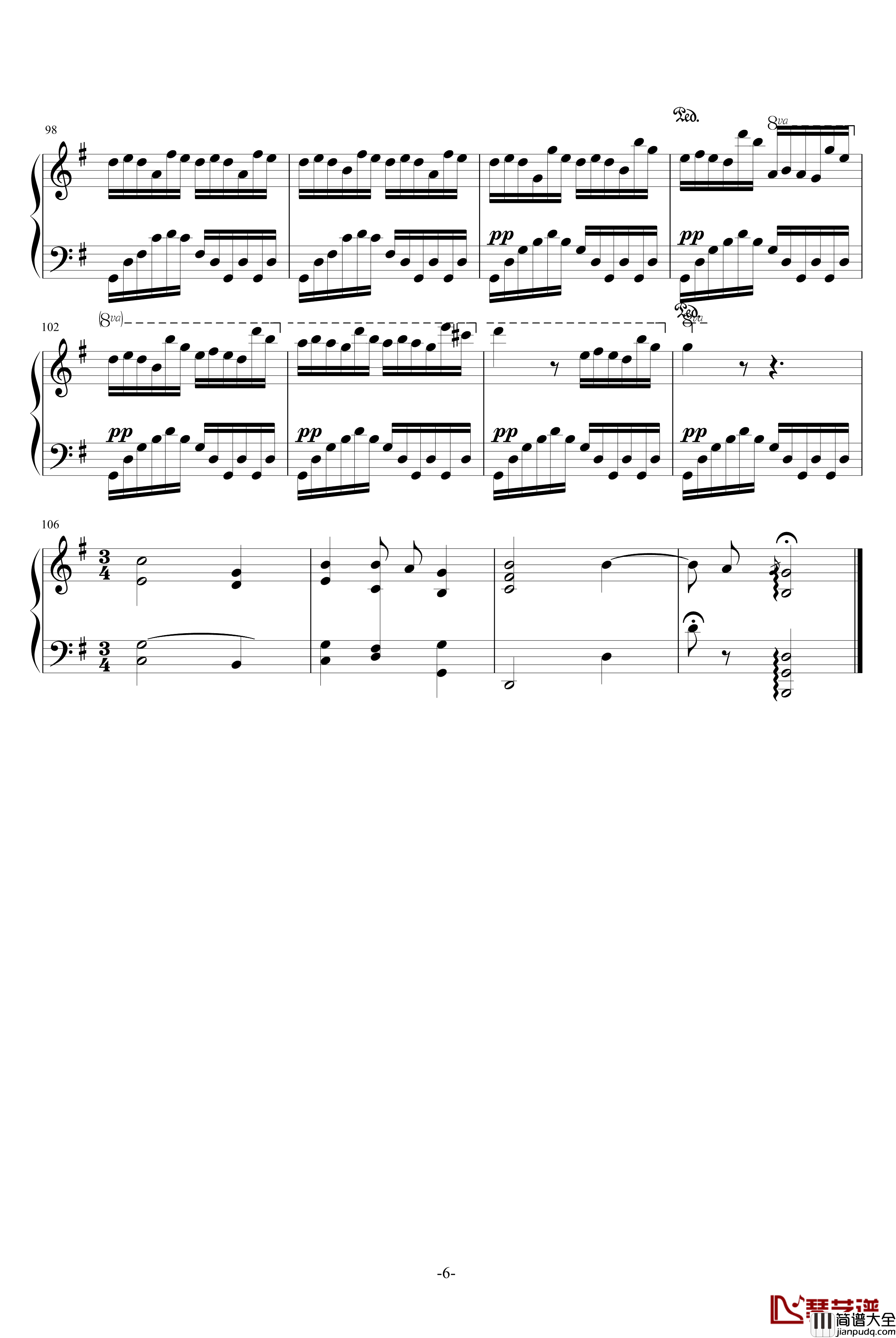 自然的行板钢琴谱_肖邦_chopin