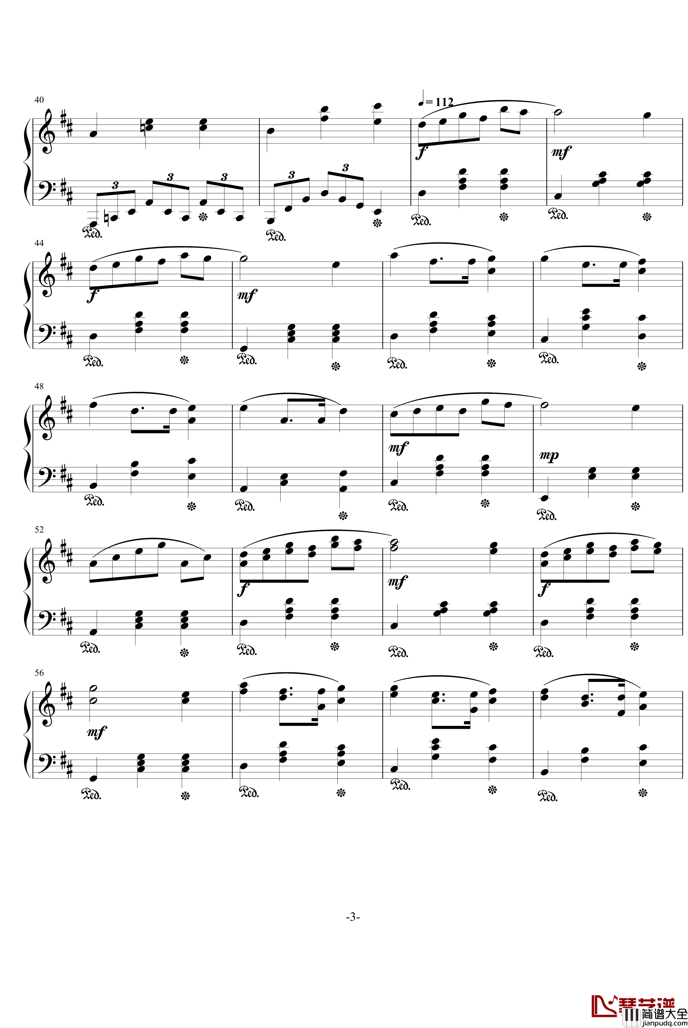 b小调圆舞曲重逢钢琴谱_AlexLiu