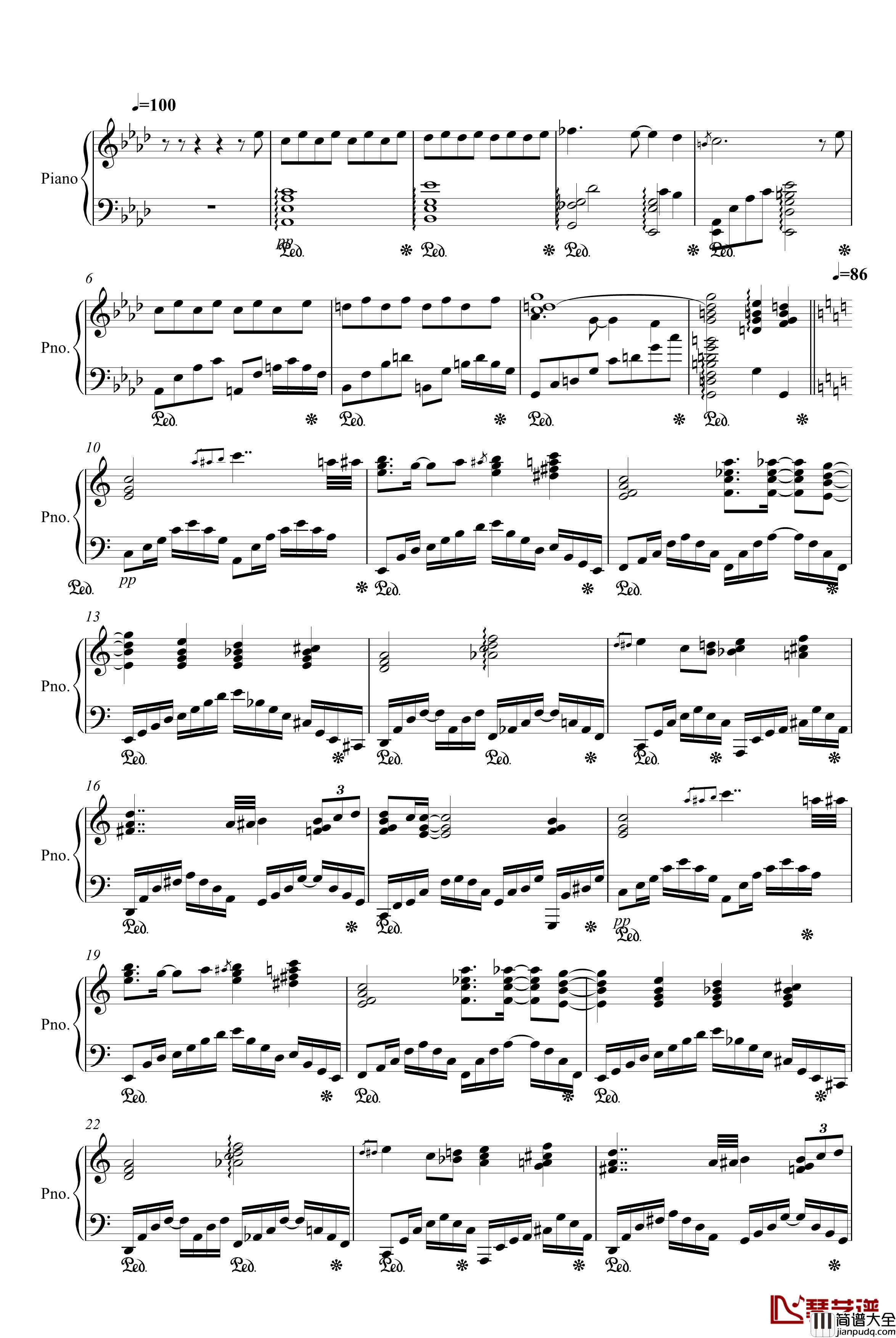 over_the_rainbow钢琴谱_影视