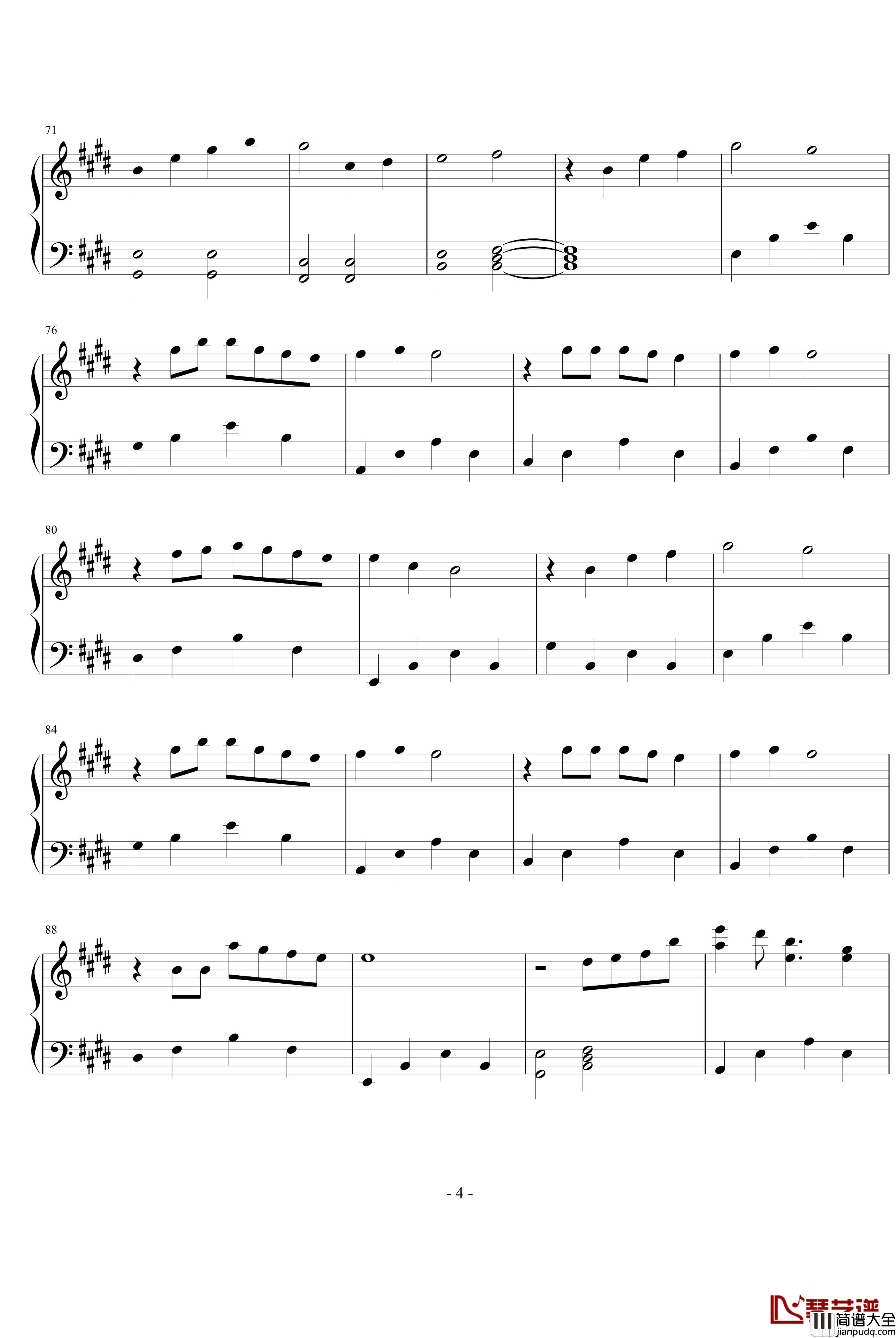 You_Are_My_Best_Friend钢琴谱_Hotcha