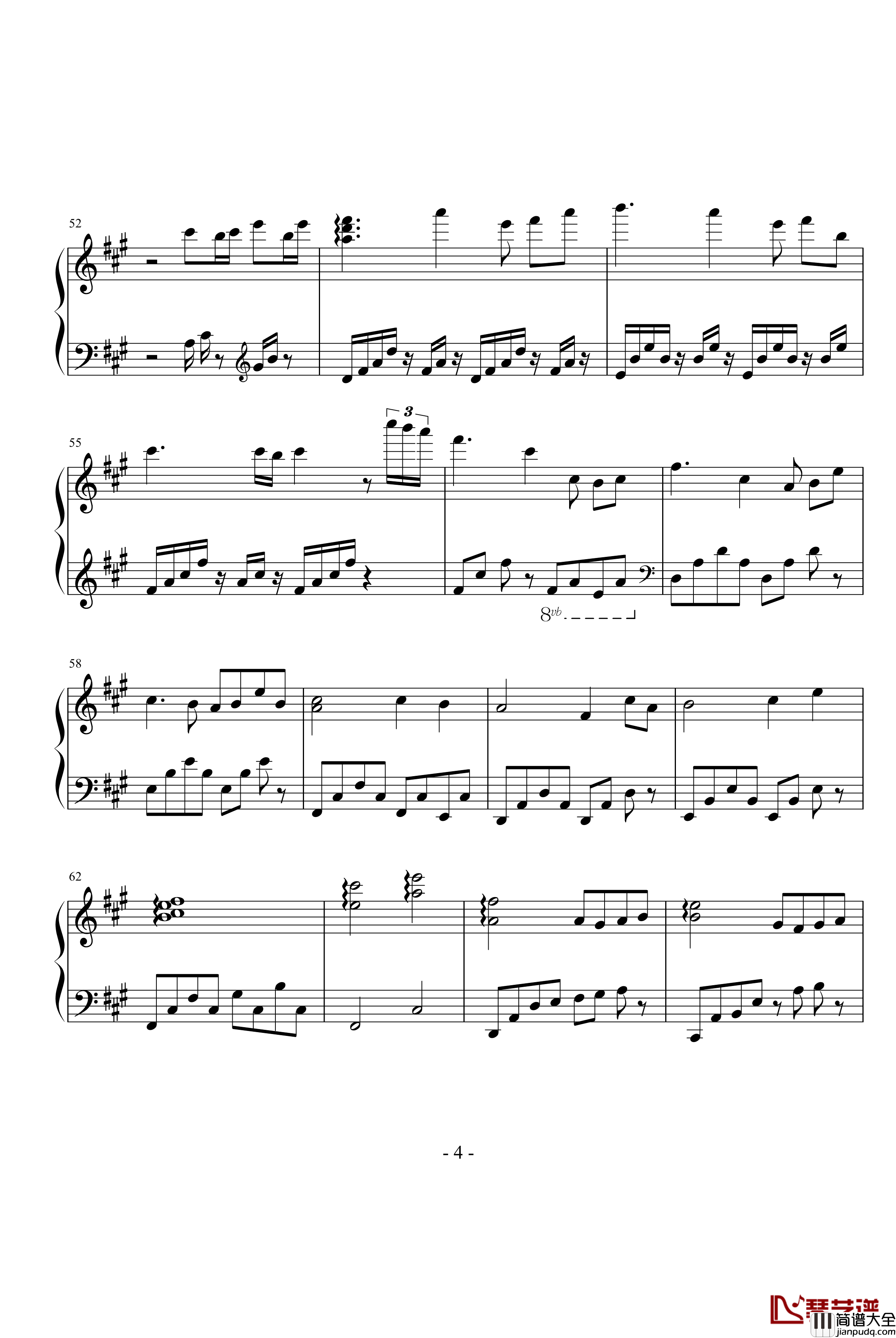 雪剑钢琴曲Op12钢琴谱_落花吹雪剑