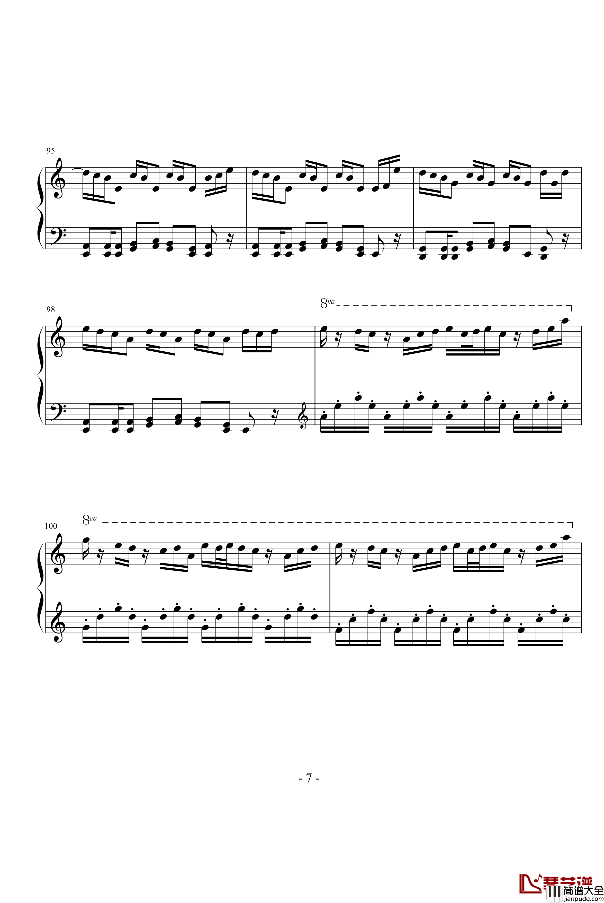 雪剑钢琴曲Op12钢琴谱_落花吹雪剑