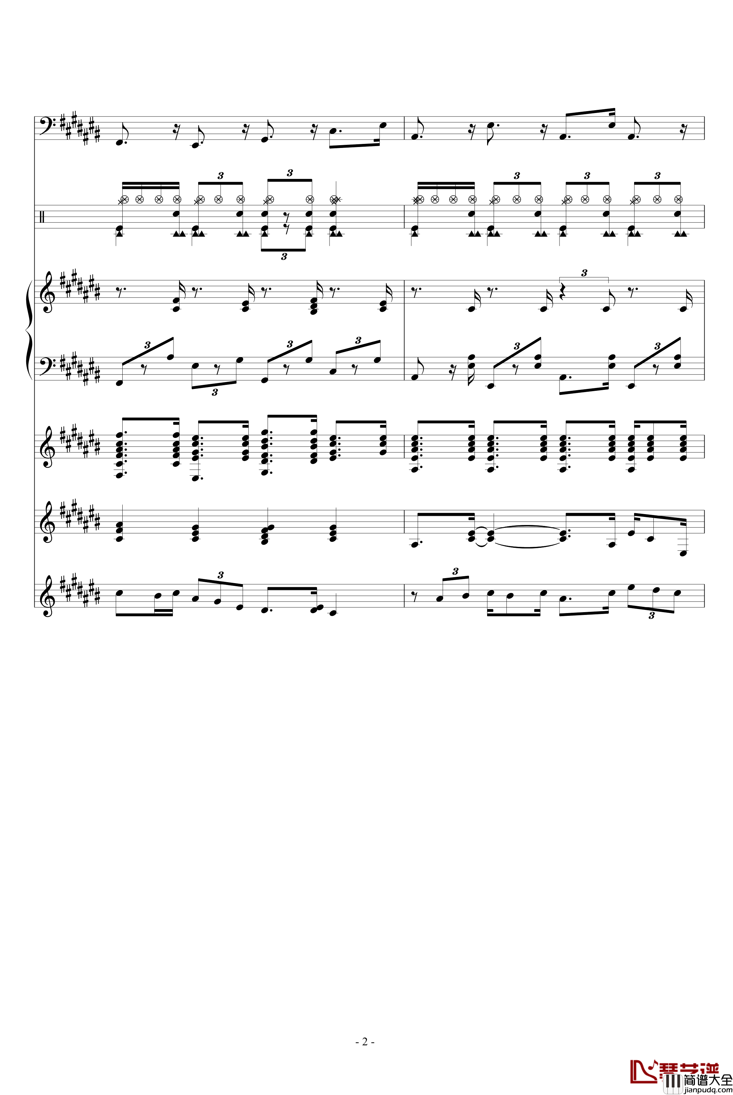 小插曲_陈宇喆_钢琴谱