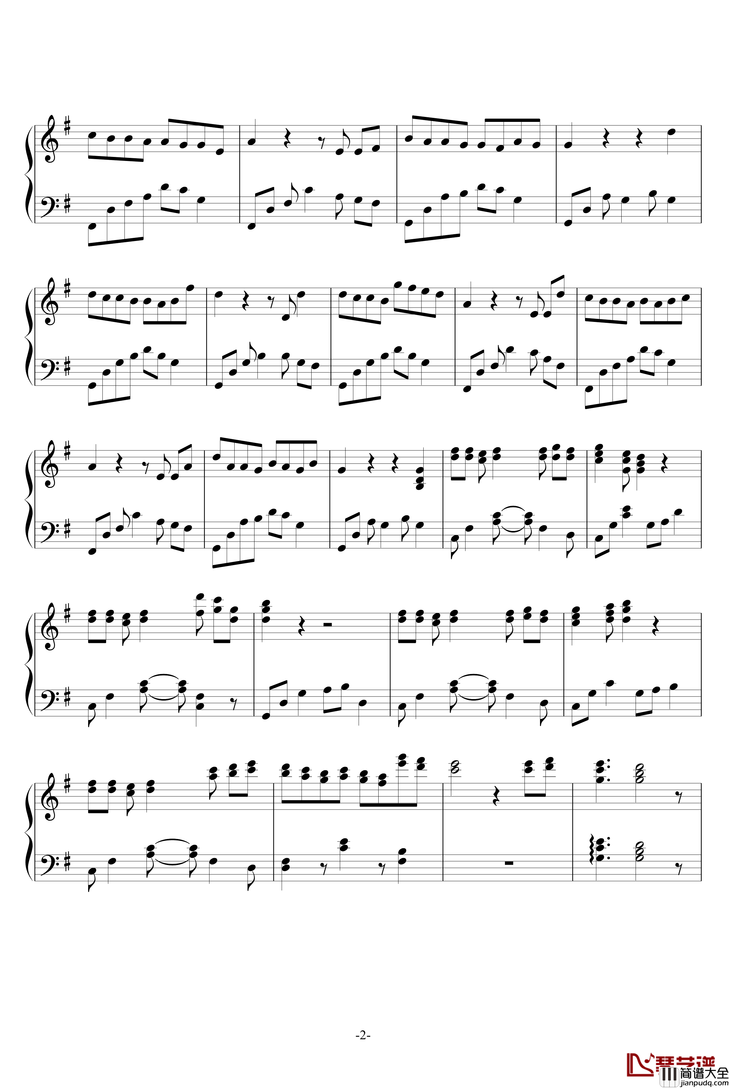 我想告诉你钢琴谱_Jean