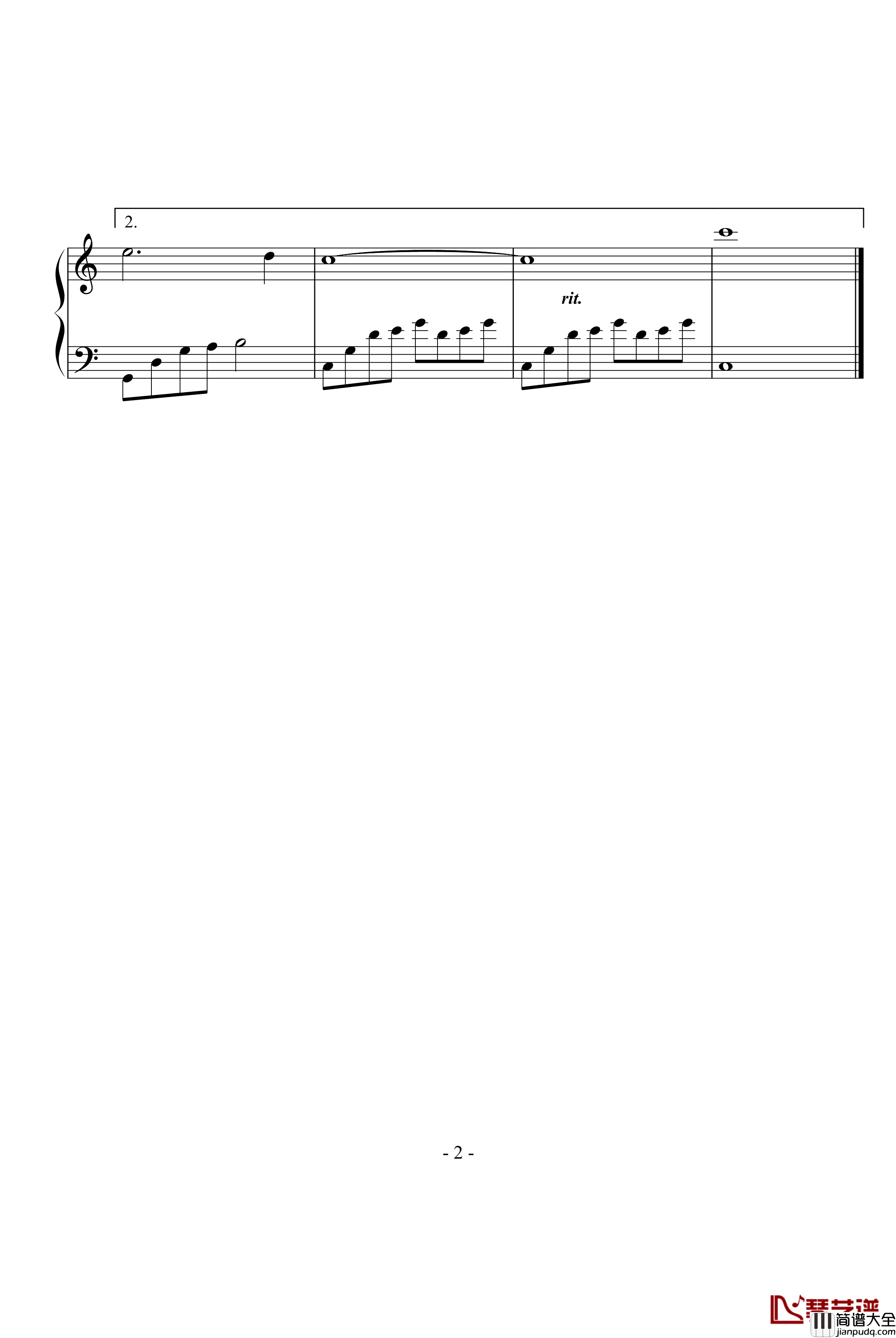 爱在四月雪钢琴谱_影视