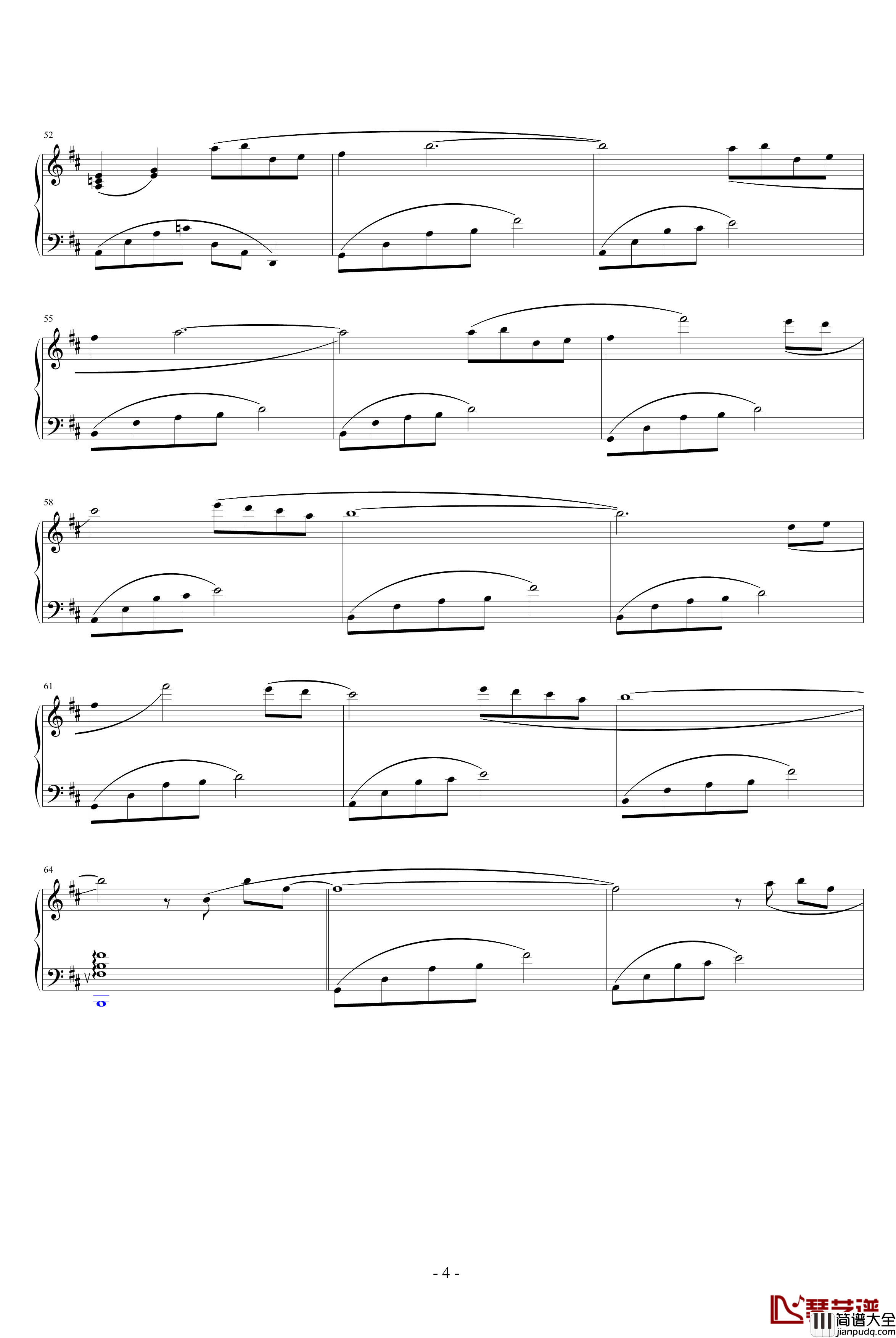 火宵之月钢琴谱_简单版_动漫影视