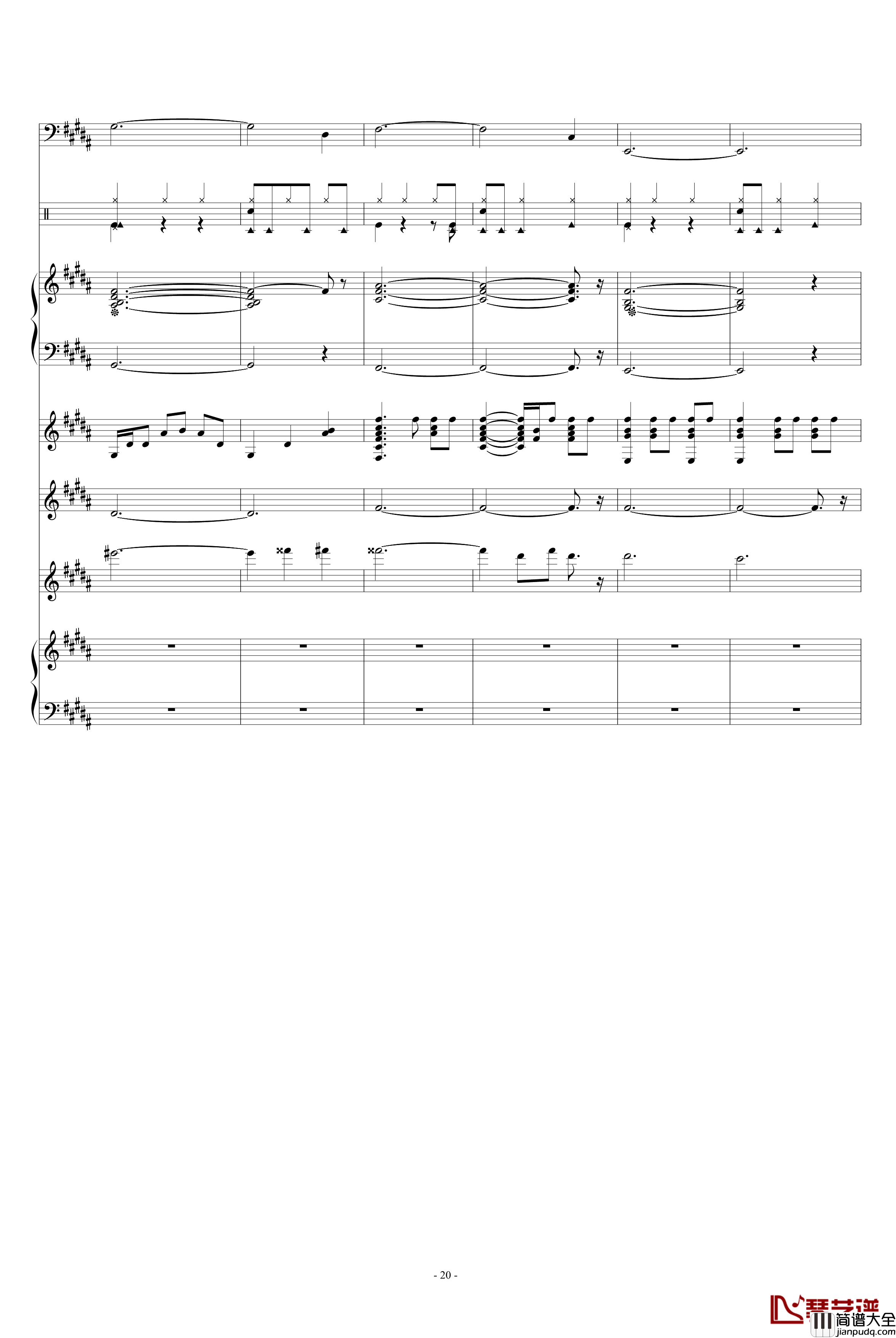 _angels_JAZZ_DEMO钢琴谱_陈宇喆