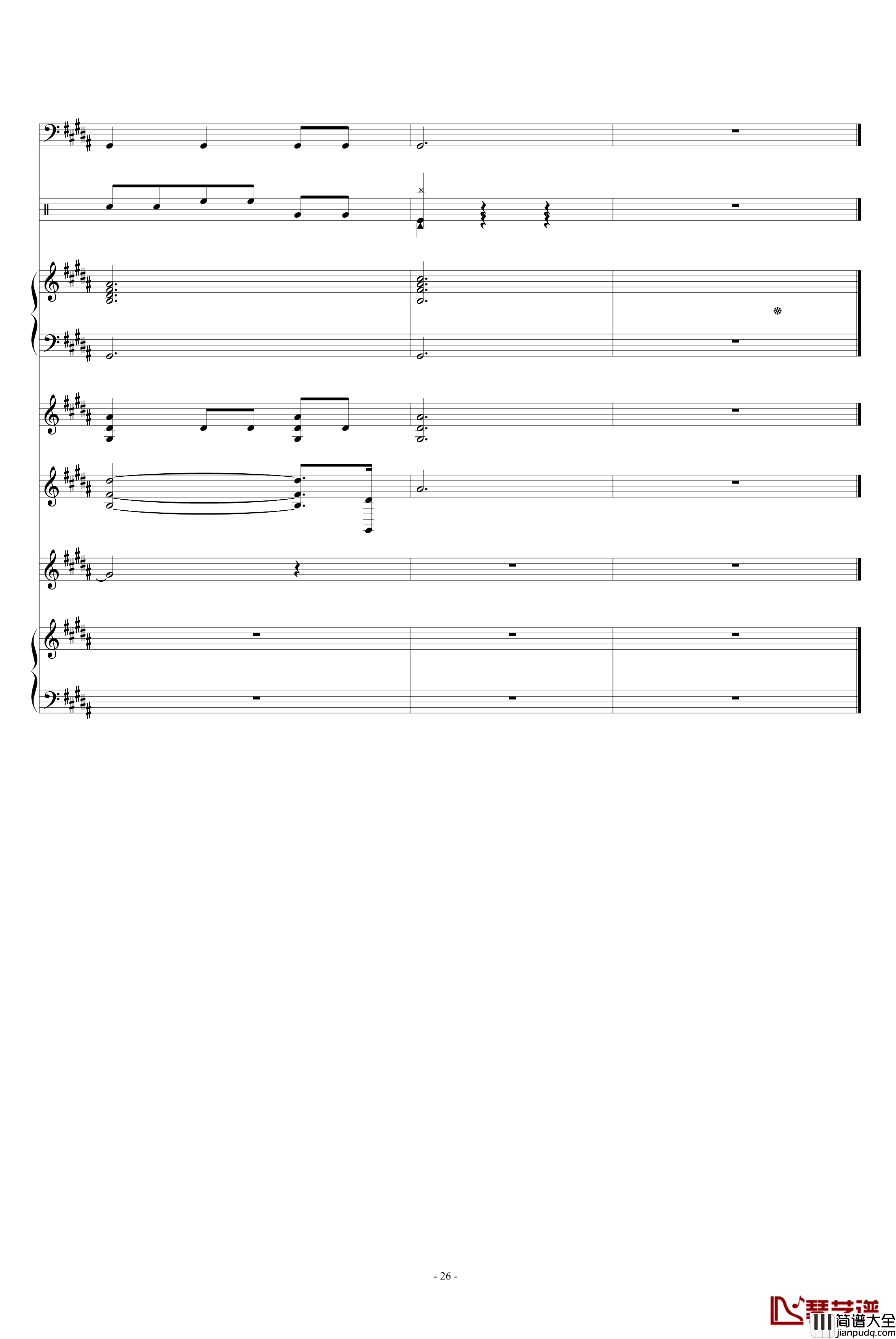 _angels_JAZZ_DEMO钢琴谱_陈宇喆