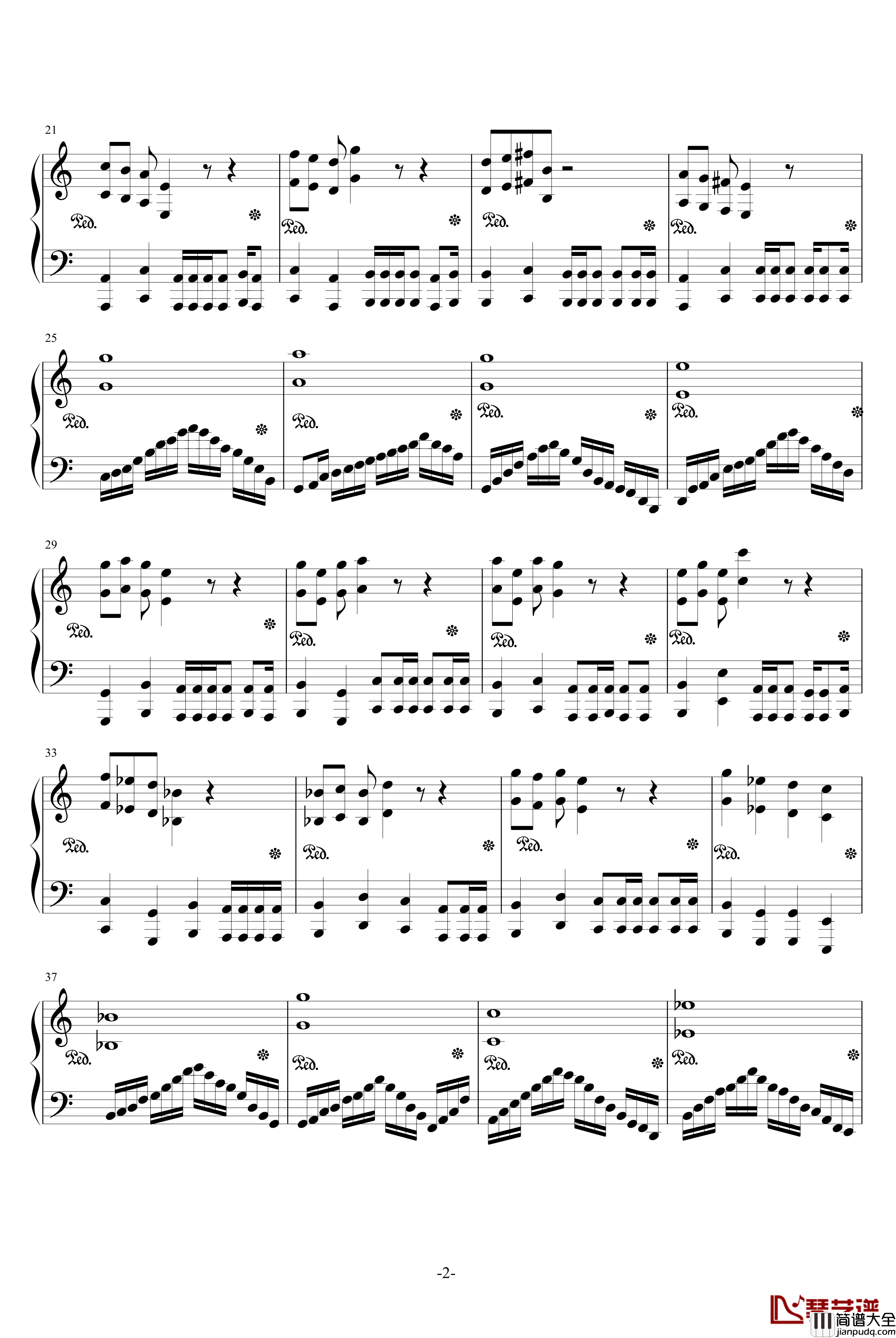 震荡江湖钢琴谱_震寰独奏_rockyou