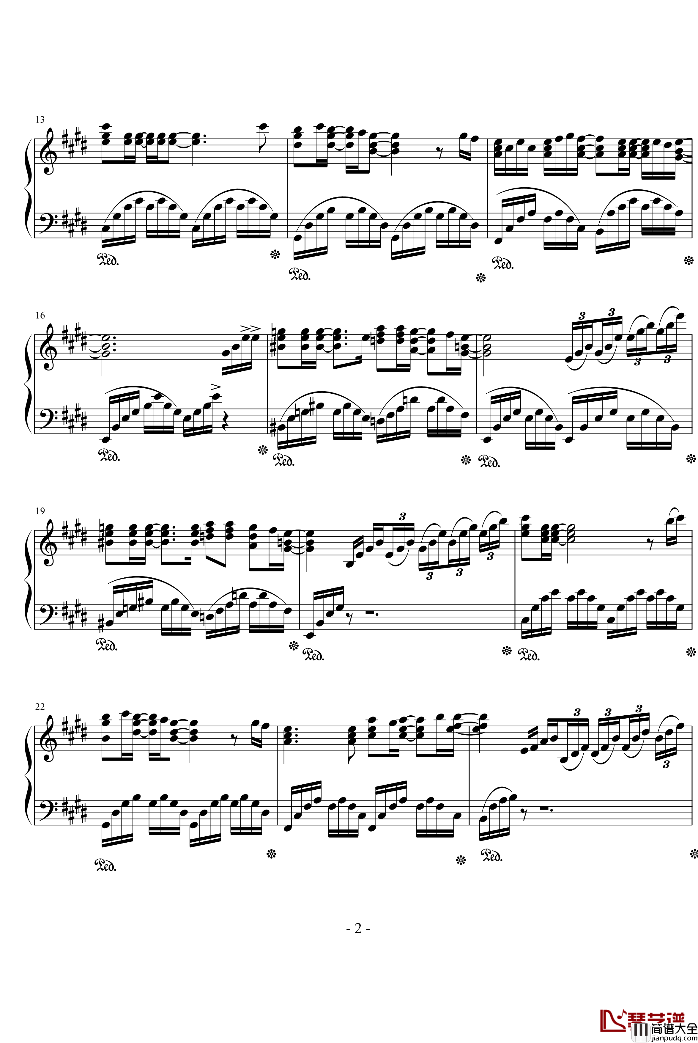 we_are_the_world钢琴谱_我们的地球_克莱德曼