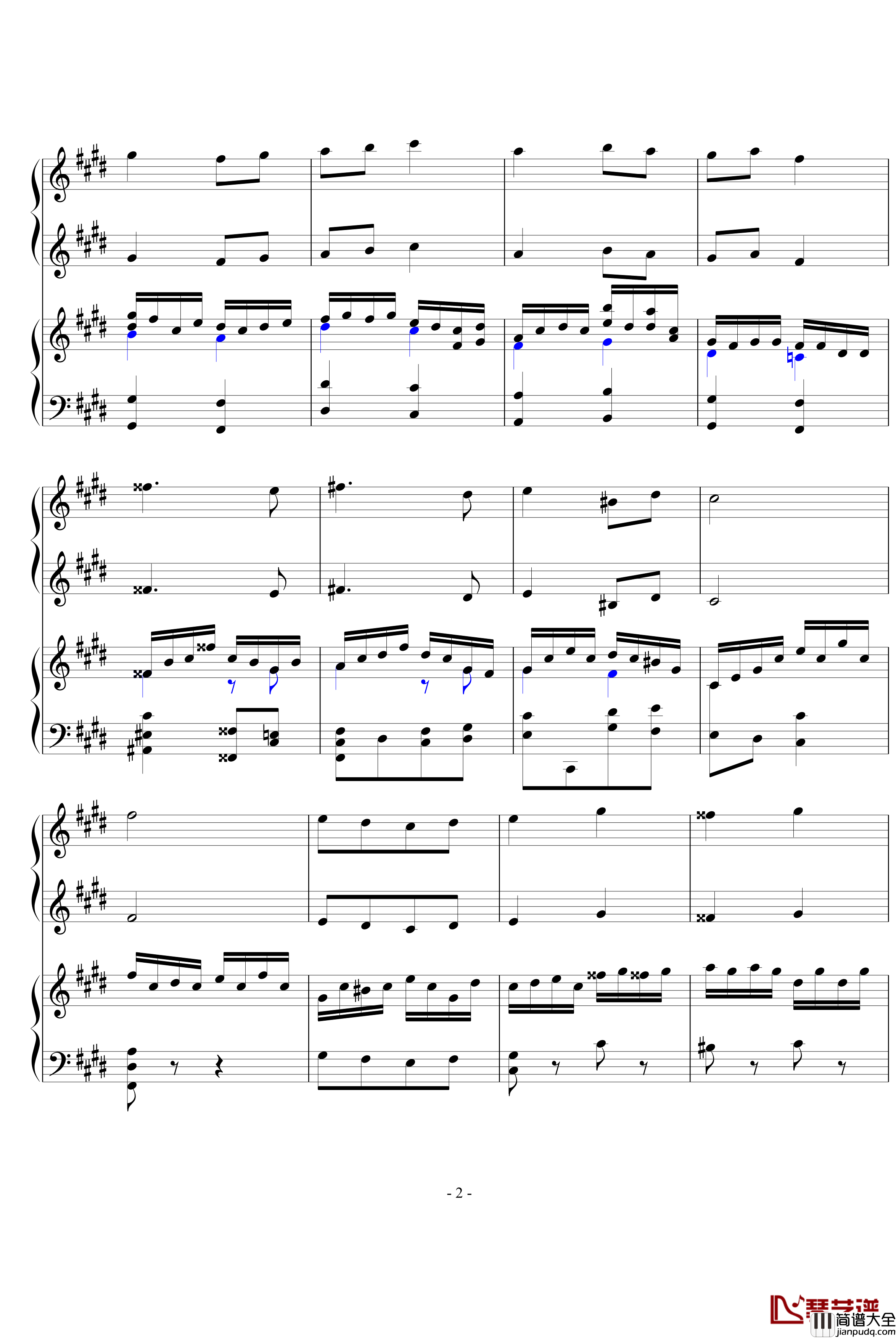 升c小调钢协钢琴谱_一乐章,前部分_希明