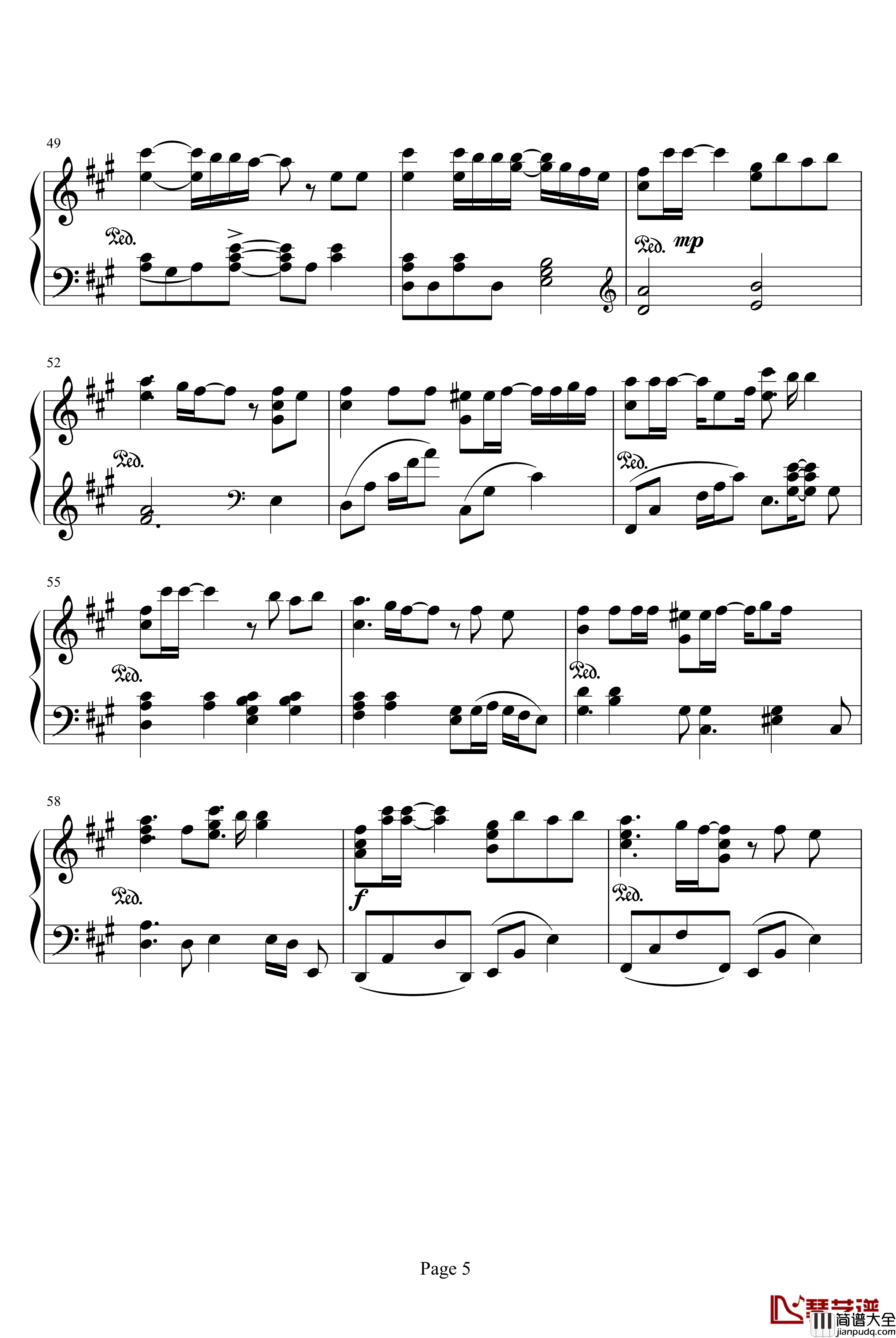 carols钢琴谱_滨崎步