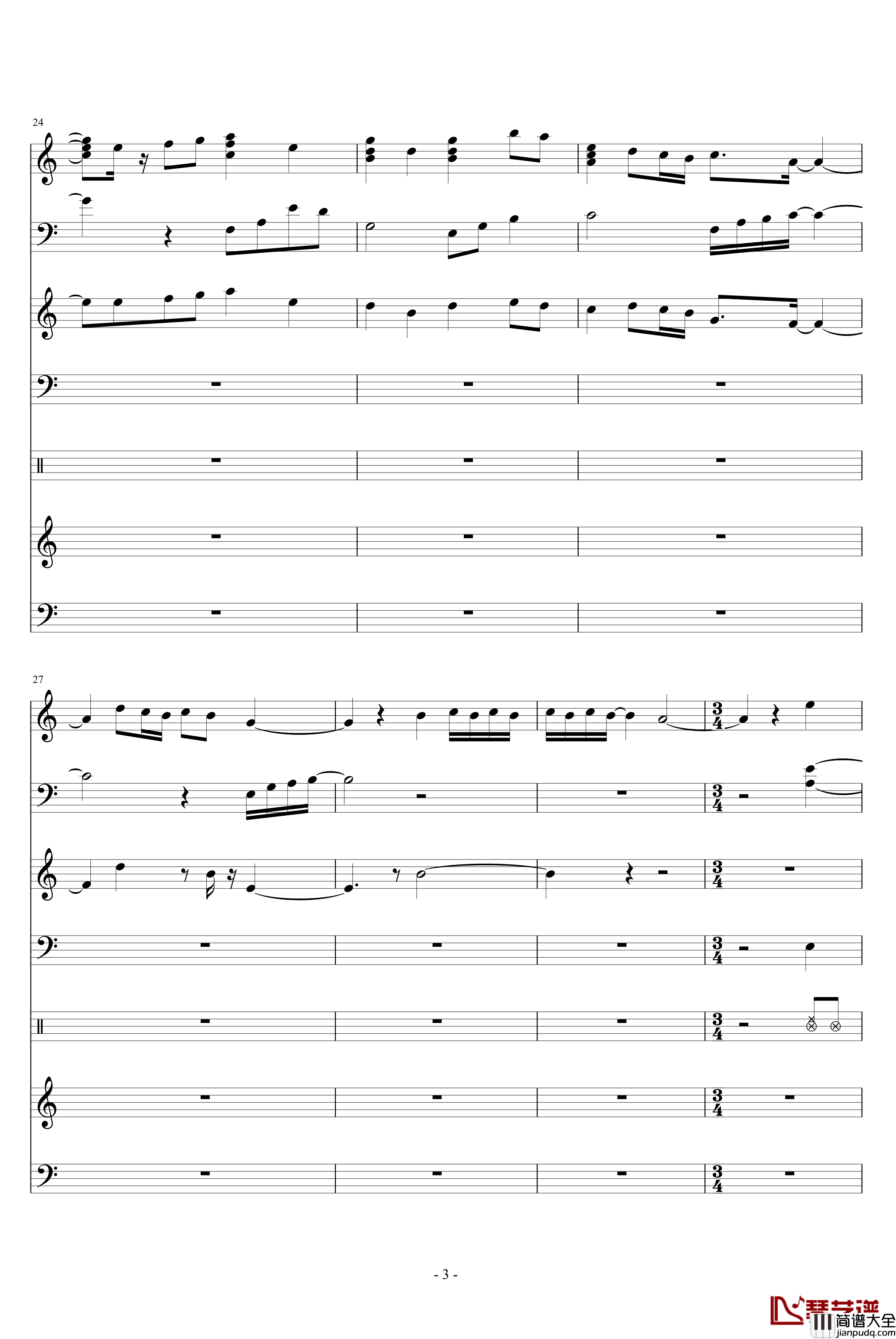 流云浣墨钢琴谱_又又徐