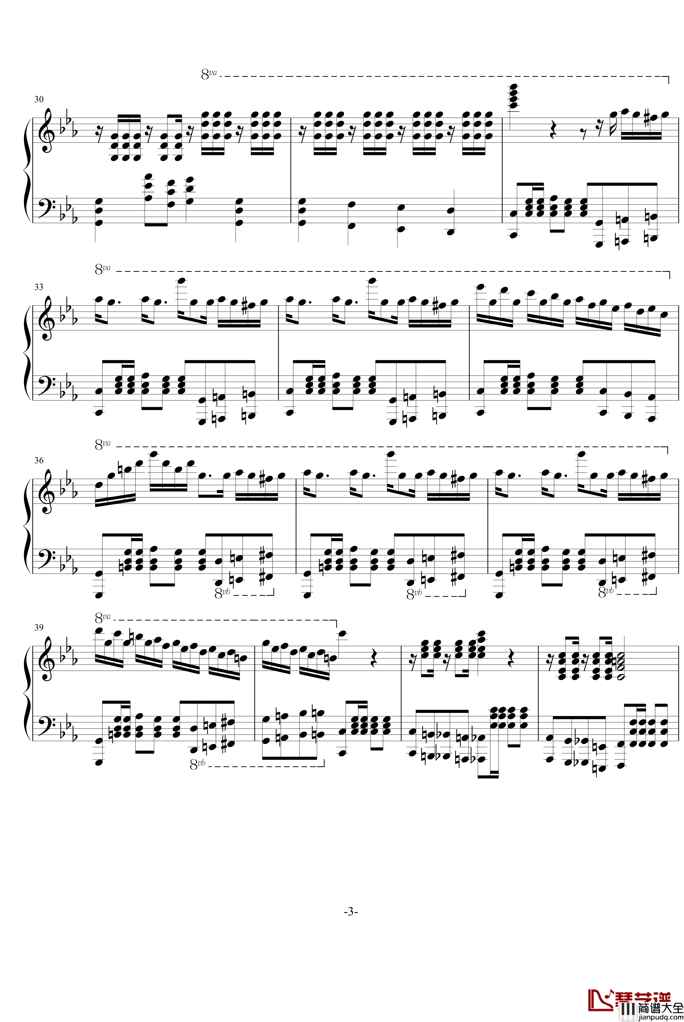 Victory钢琴谱_马克西姆_Maksim_Mrvica