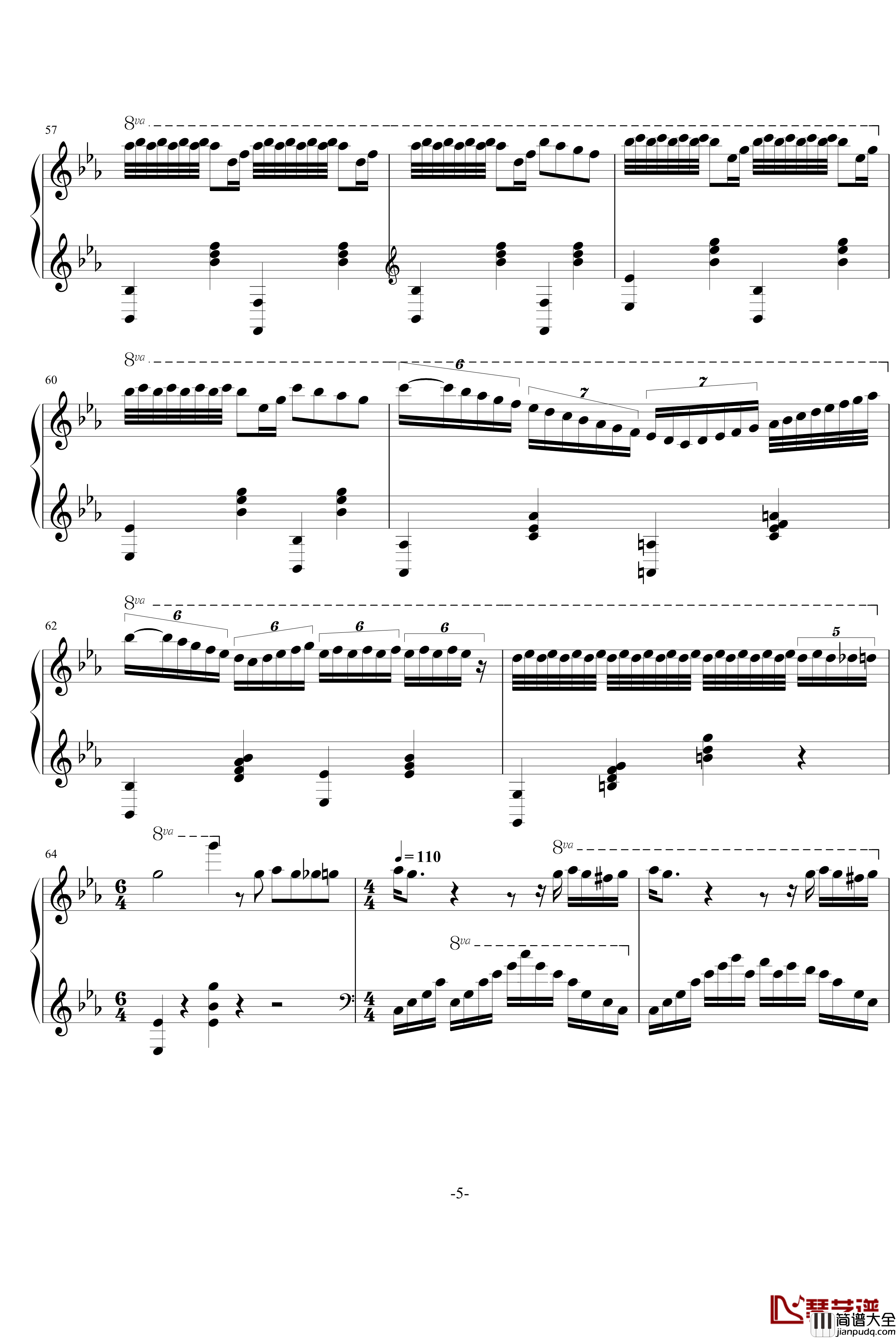 Victory钢琴谱_马克西姆_Maksim_Mrvica