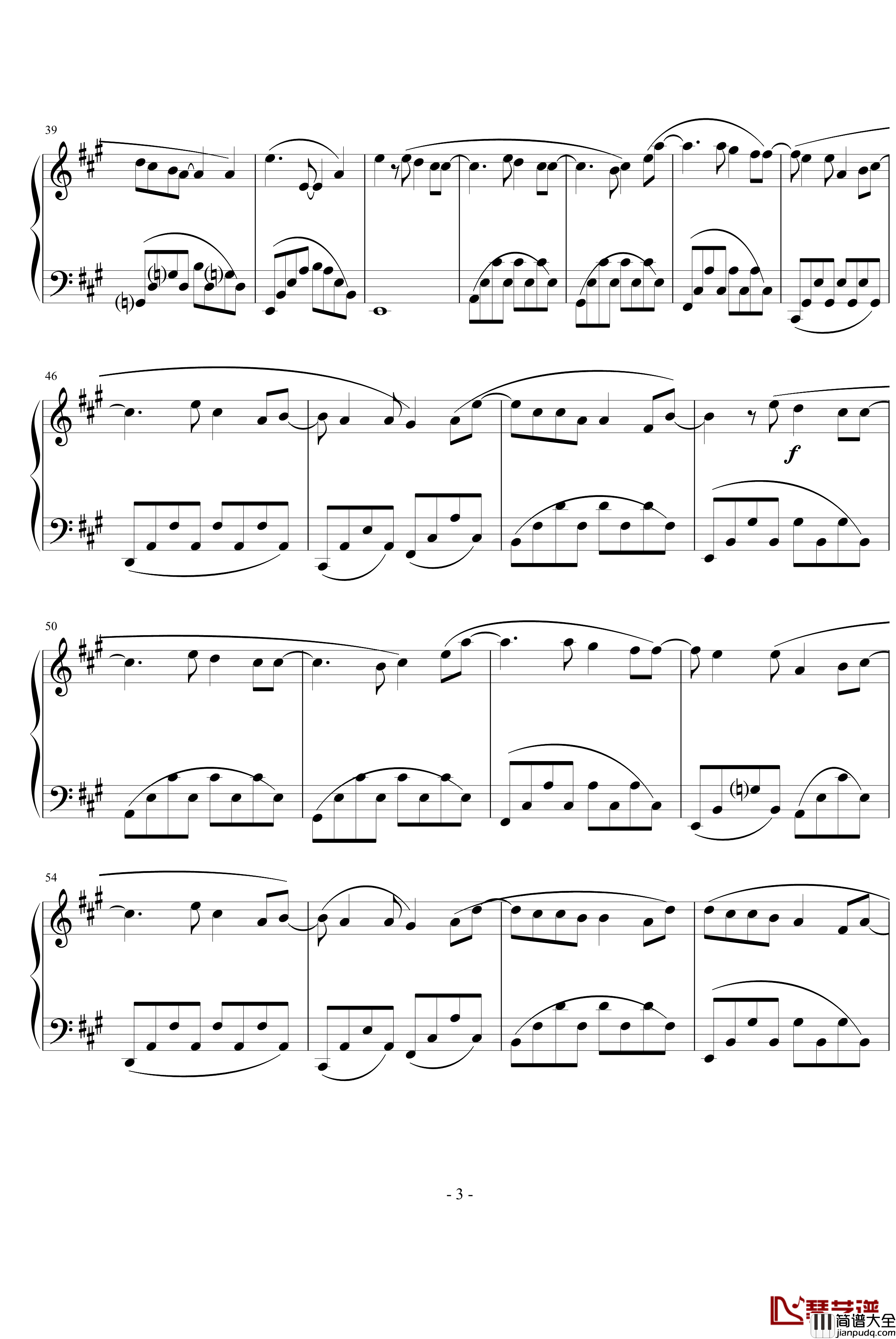 断了的弦钢琴谱_演奏版_周杰伦