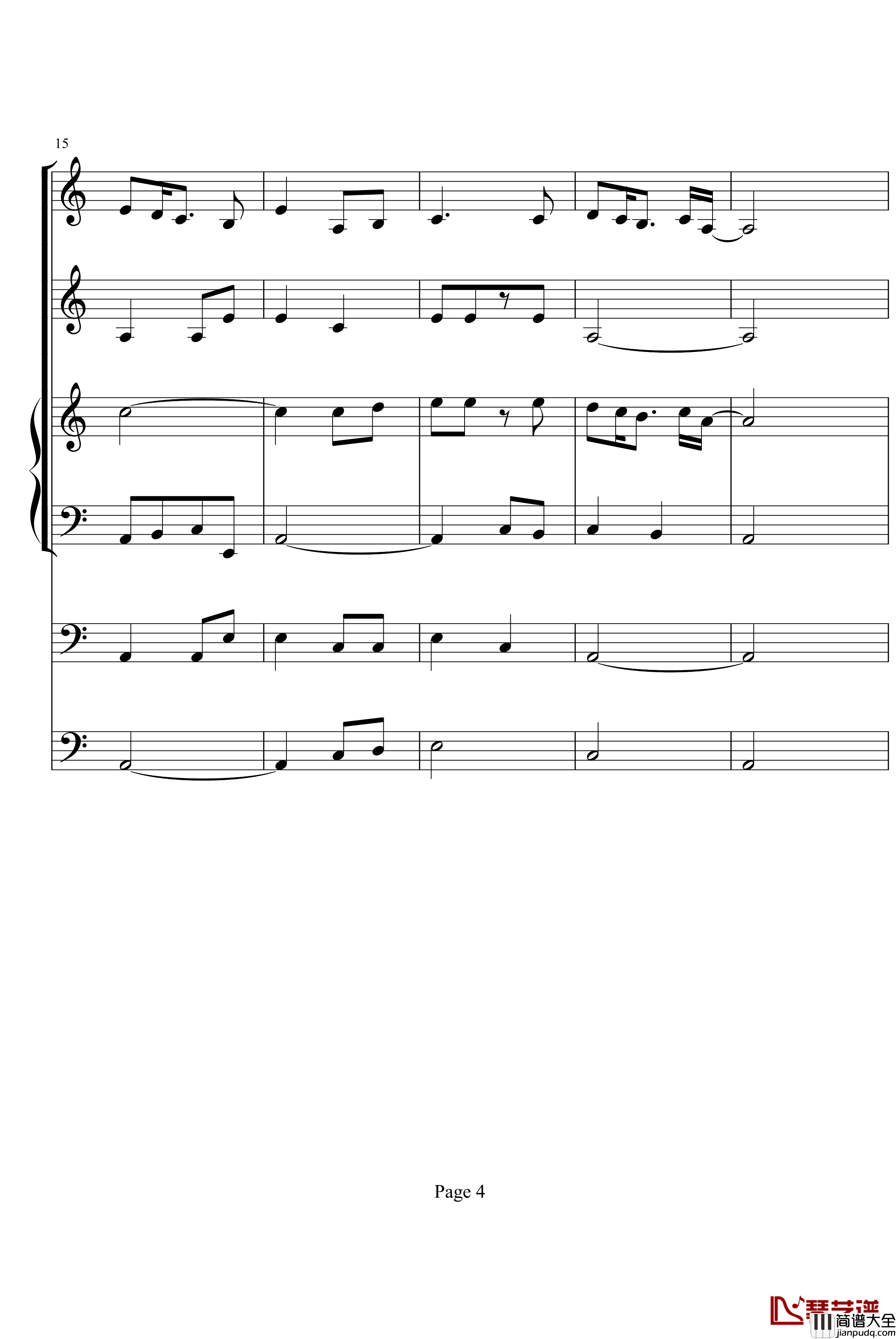 无题钢琴谱_悠Uyi