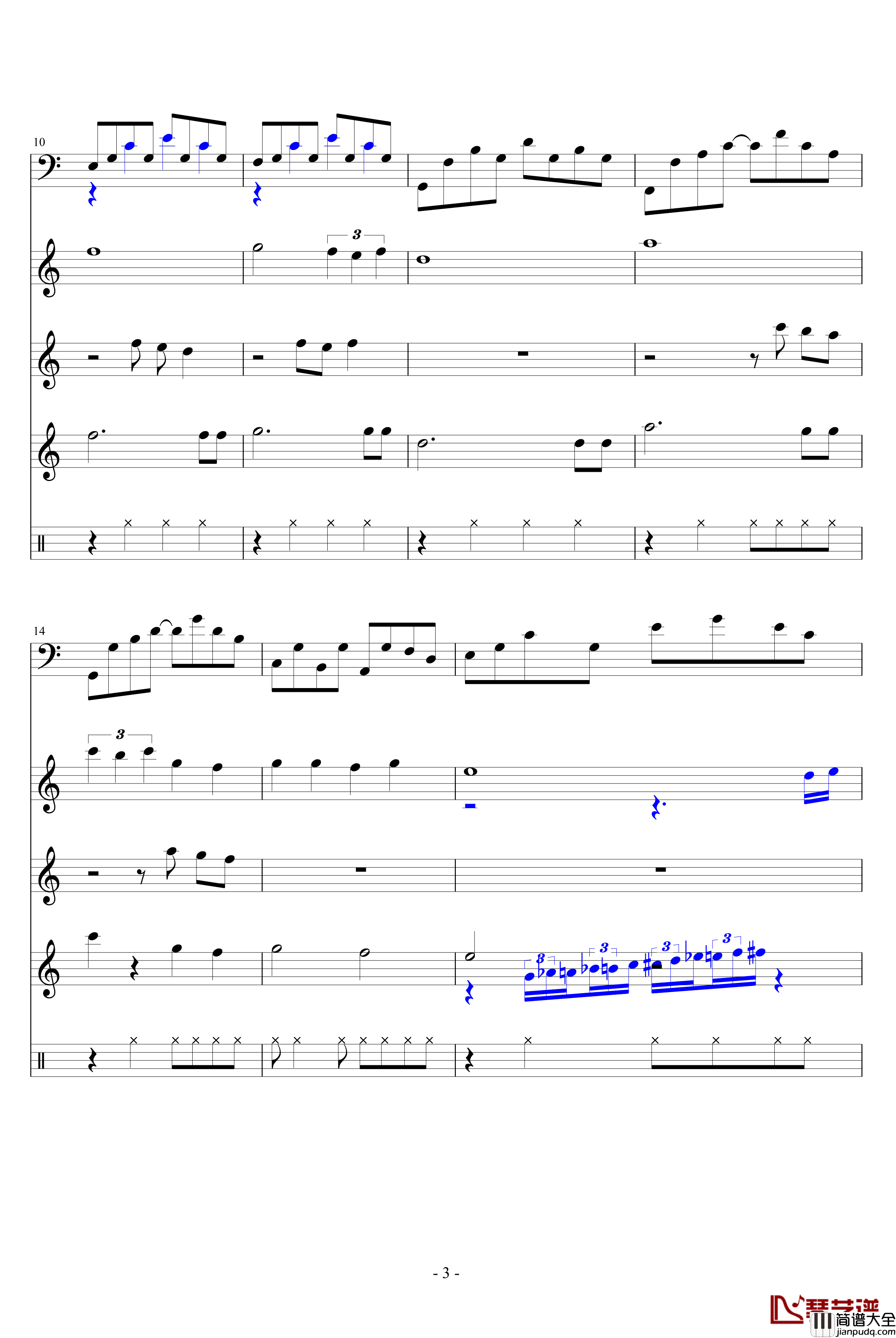 雨后的思念钢琴谱_peterkingily