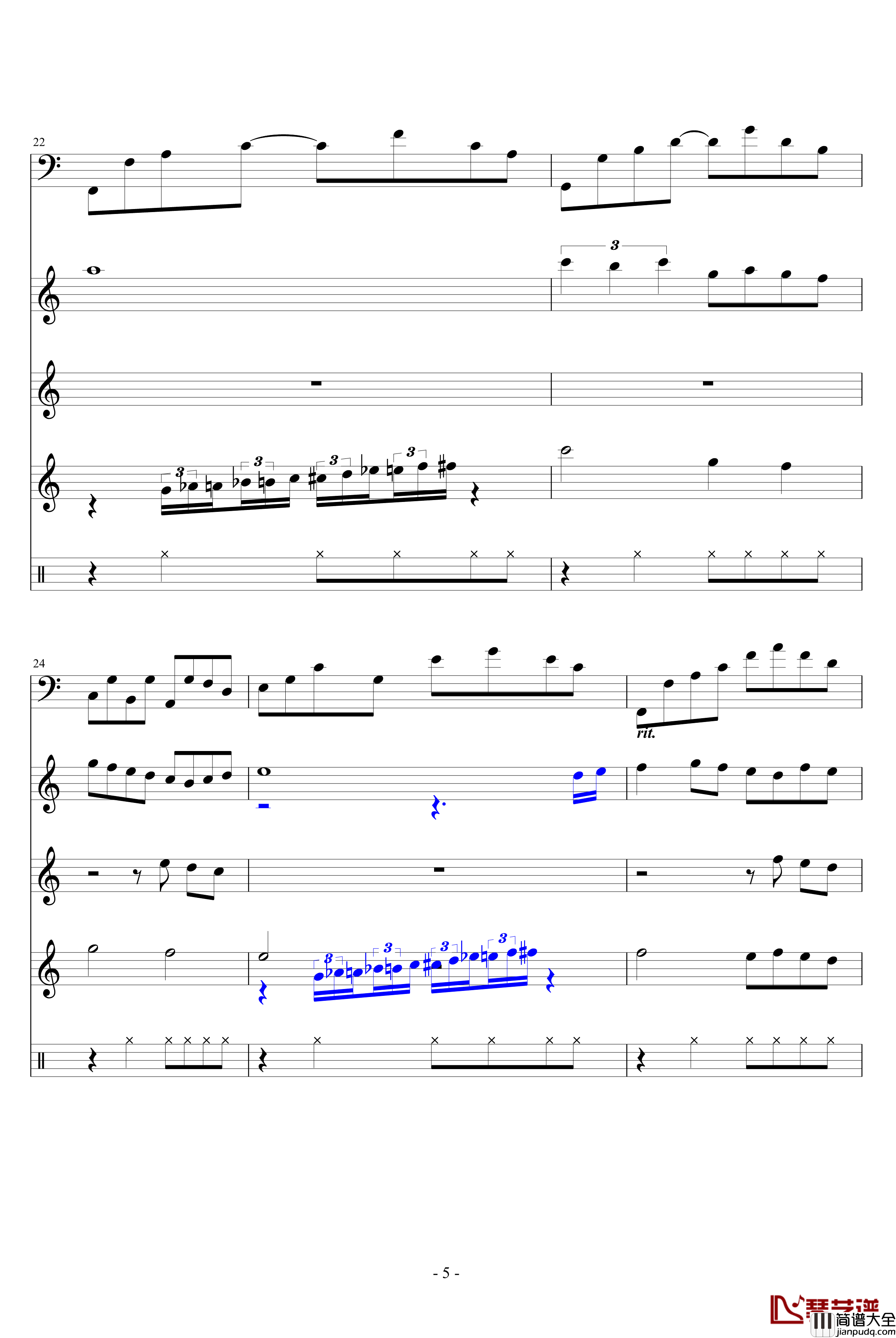 雨后的思念钢琴谱_peterkingily