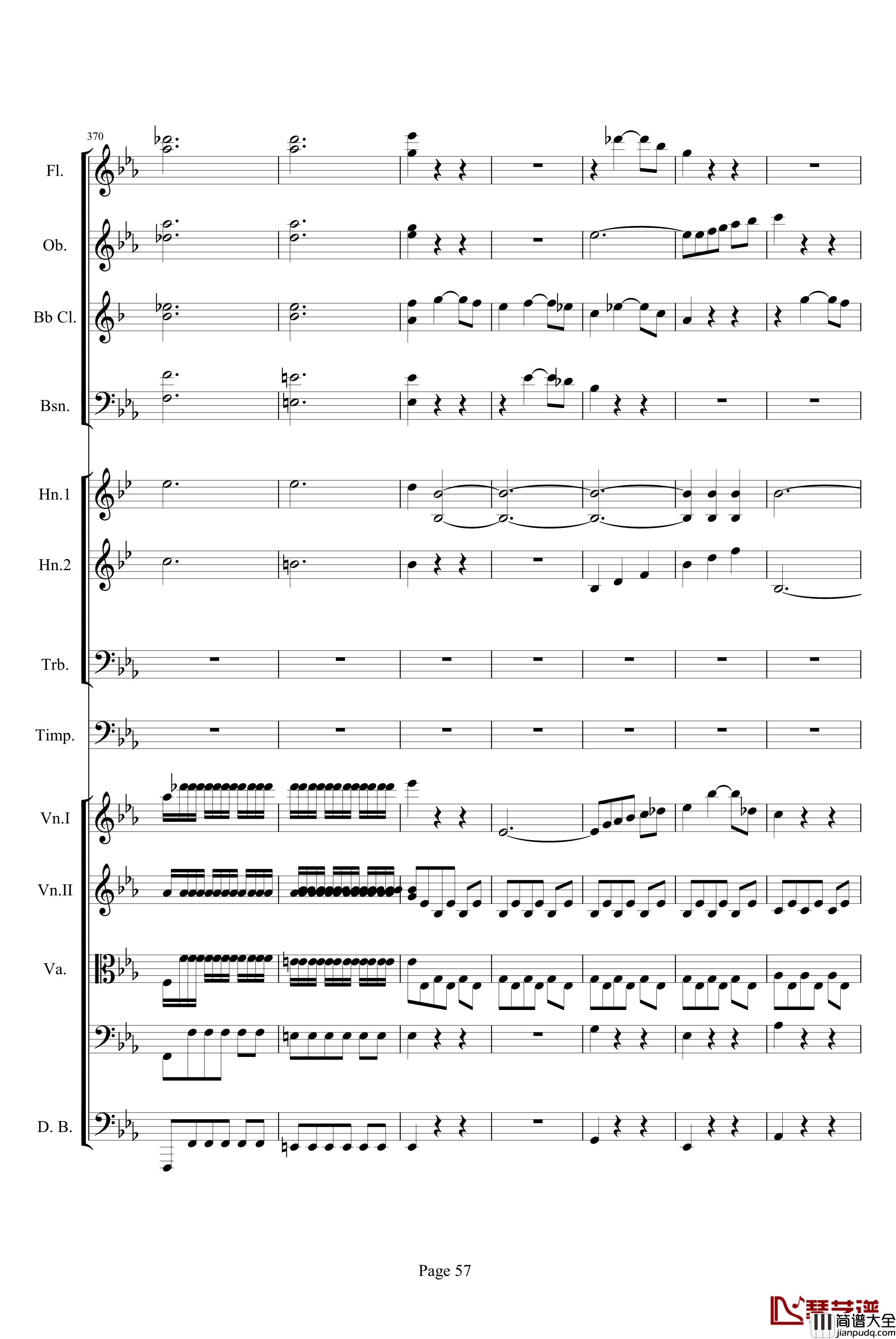 第三交响曲第一乐章_贝多芬_钢琴谱