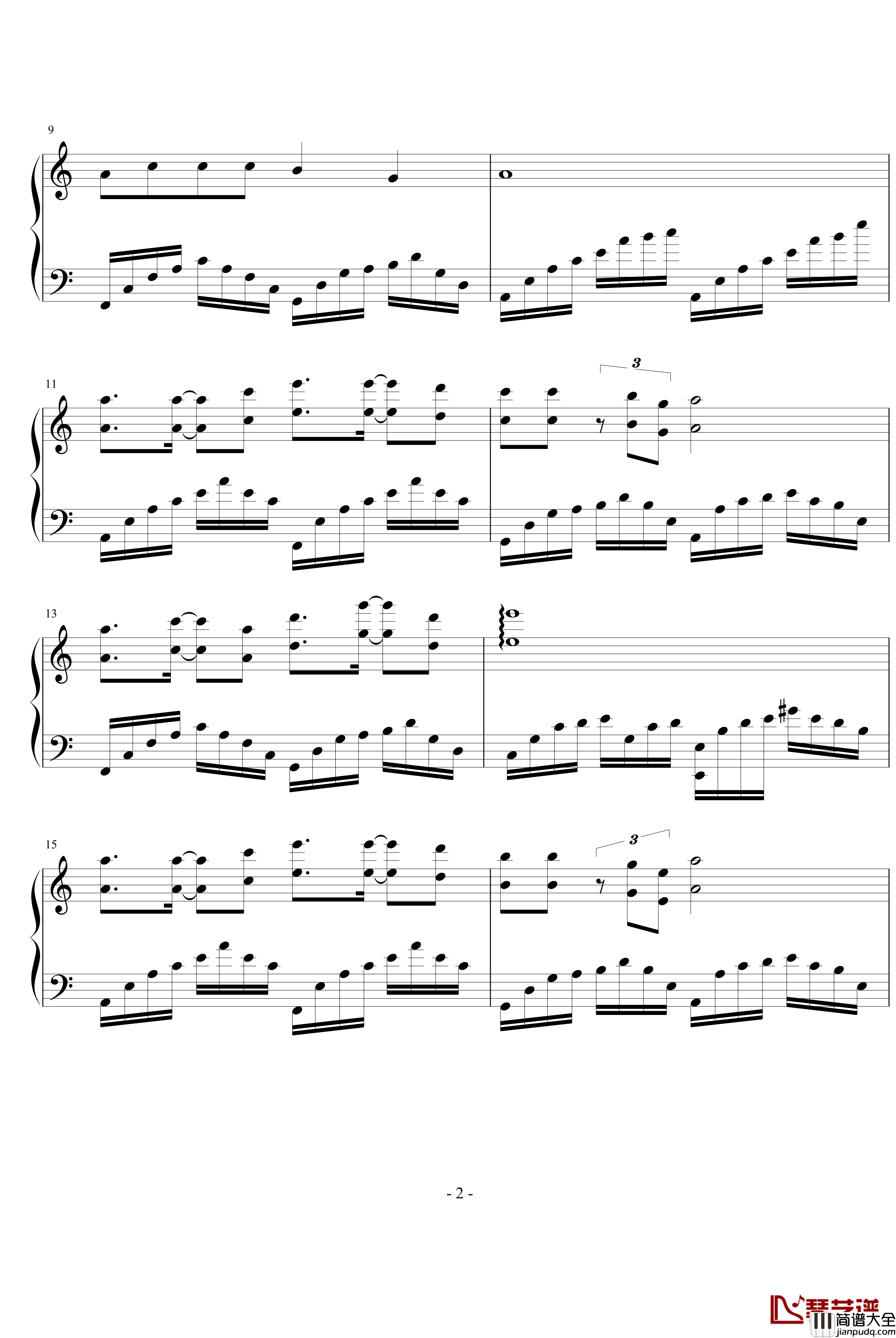 再见钢琴谱_文武贝