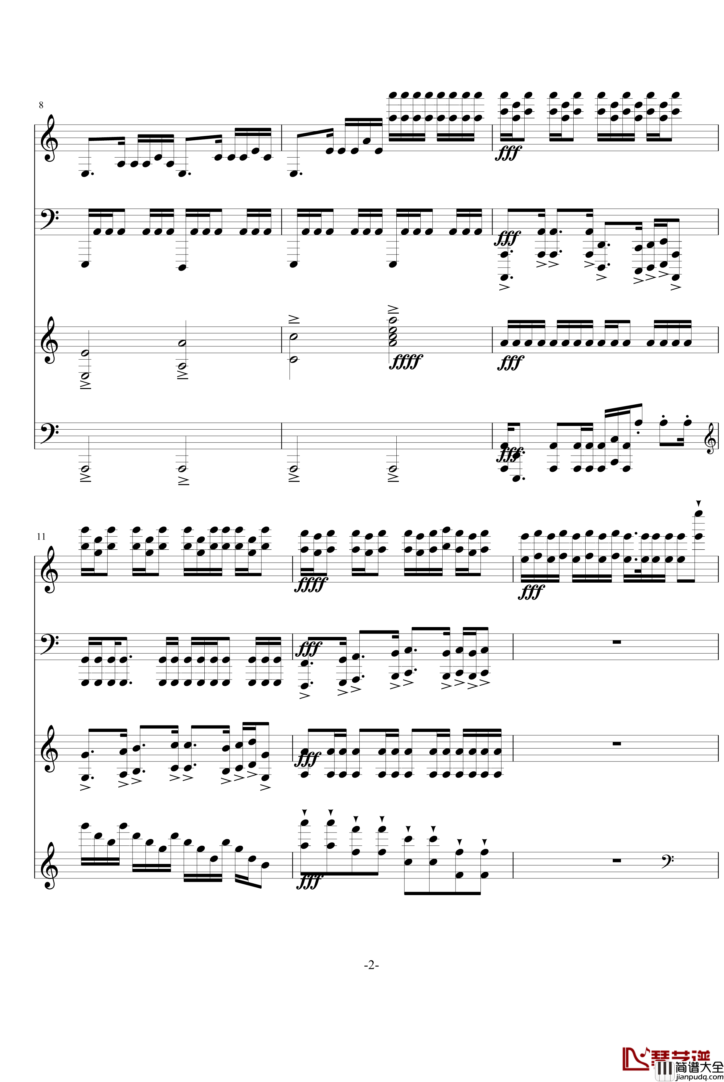 在WOW吧中的一囧天钢琴谱_升c小调