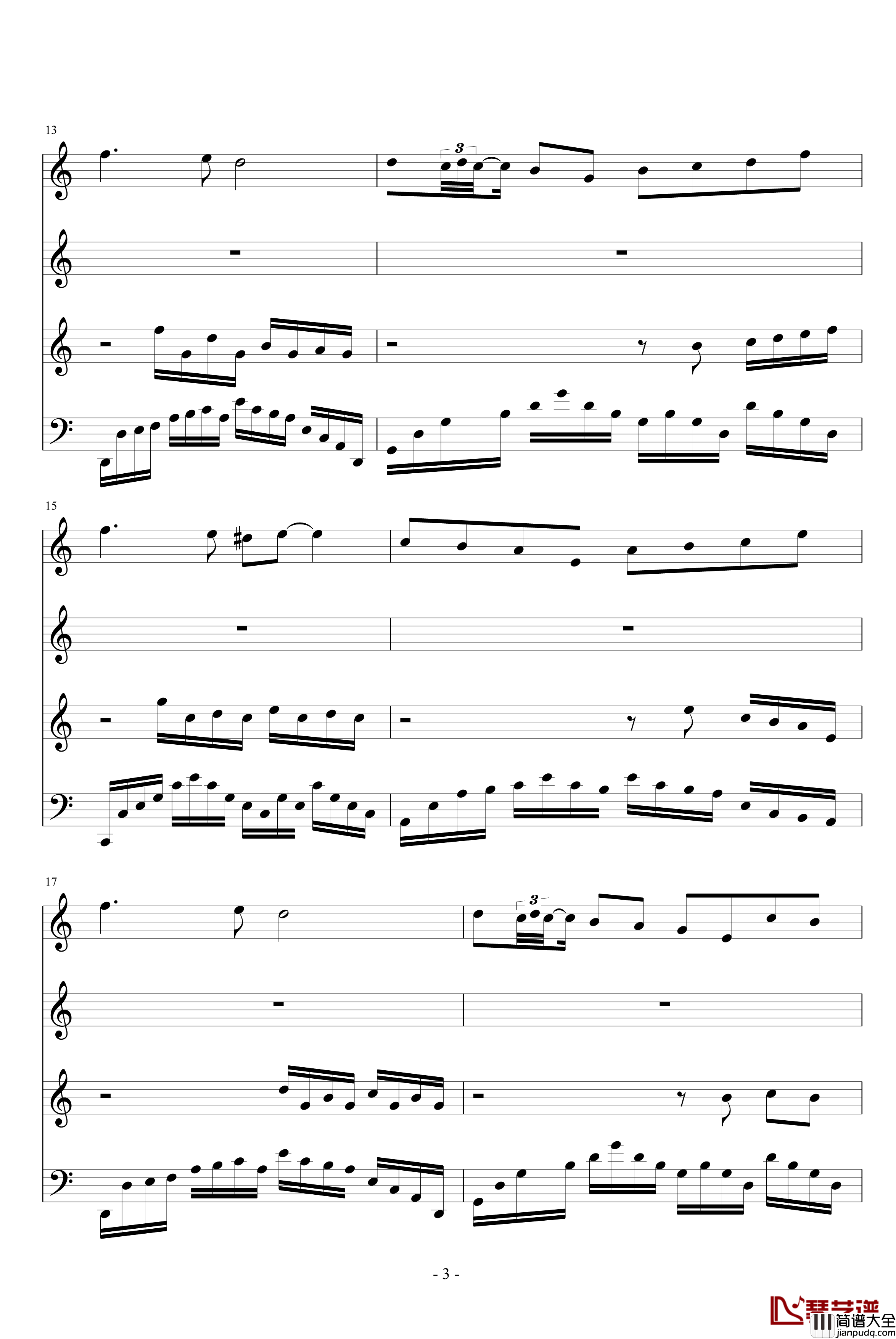 夜哭岛的呼唤钢琴谱_peterkingily