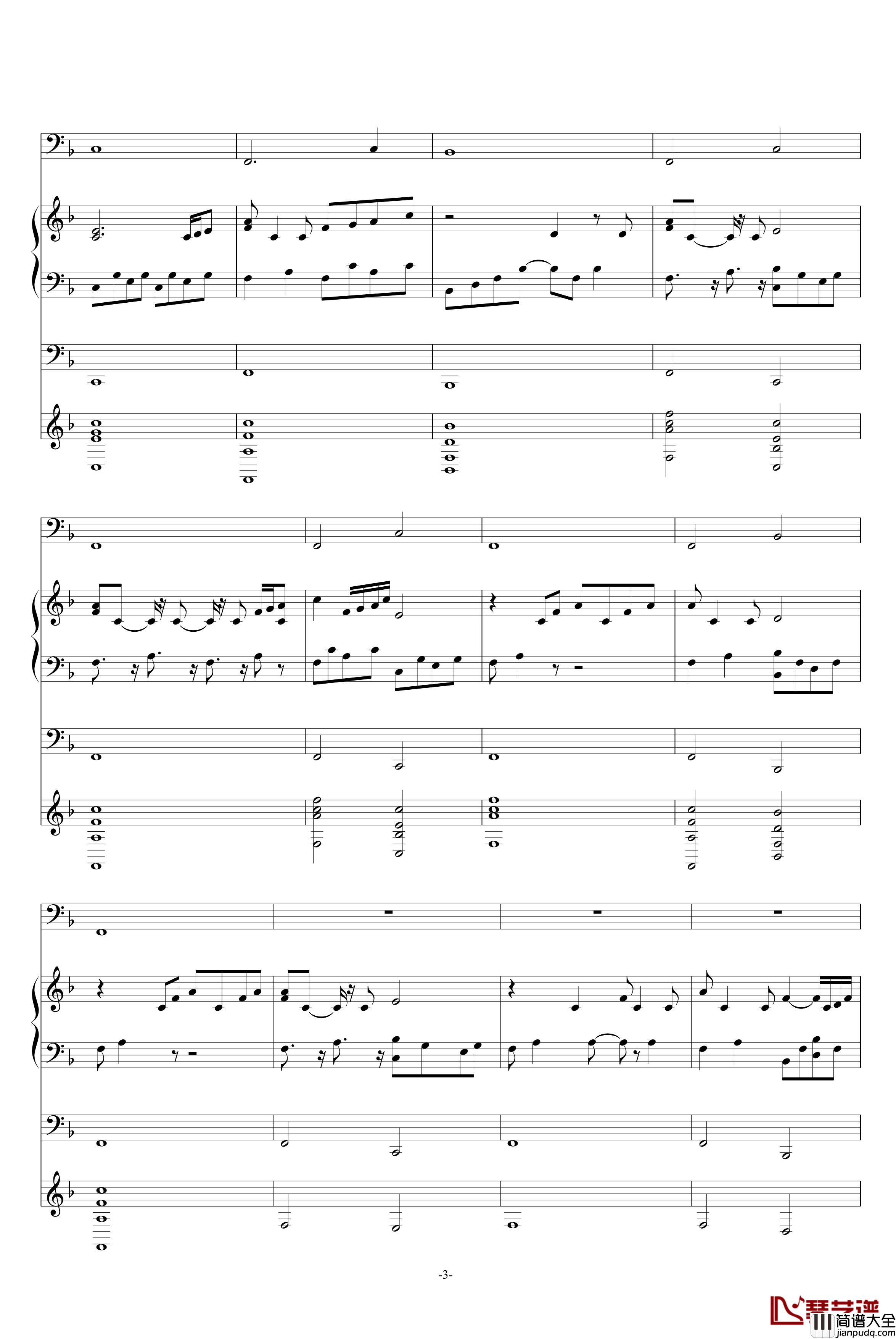 蓝色的传说钢琴谱_克莱德曼风格曲_swenl