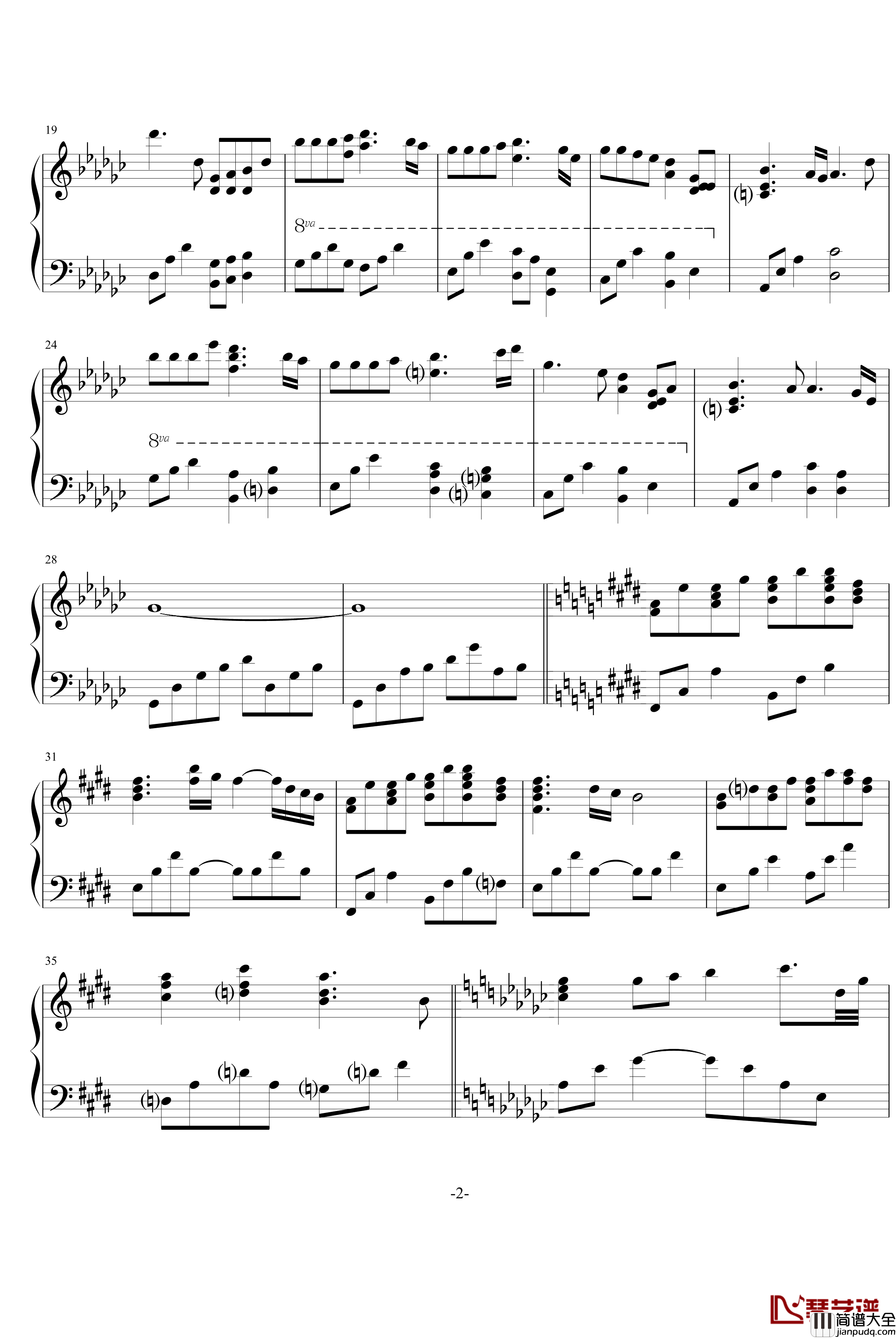 Good_evening,Narvik钢琴谱_修正_天翼之链