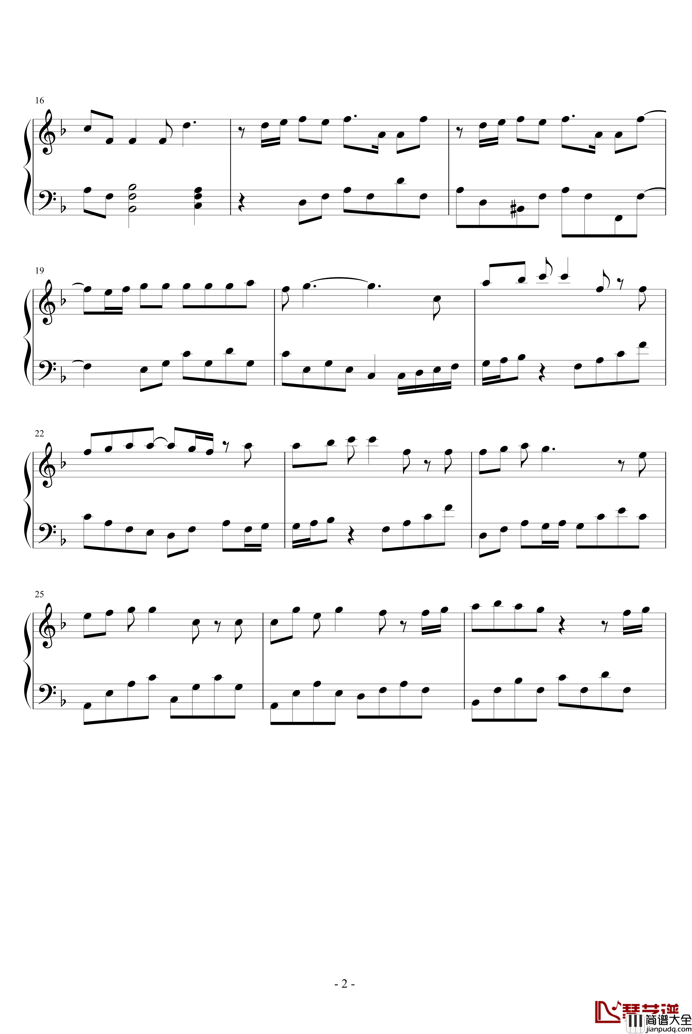 眼泪笑了钢琴谱_刘力扬