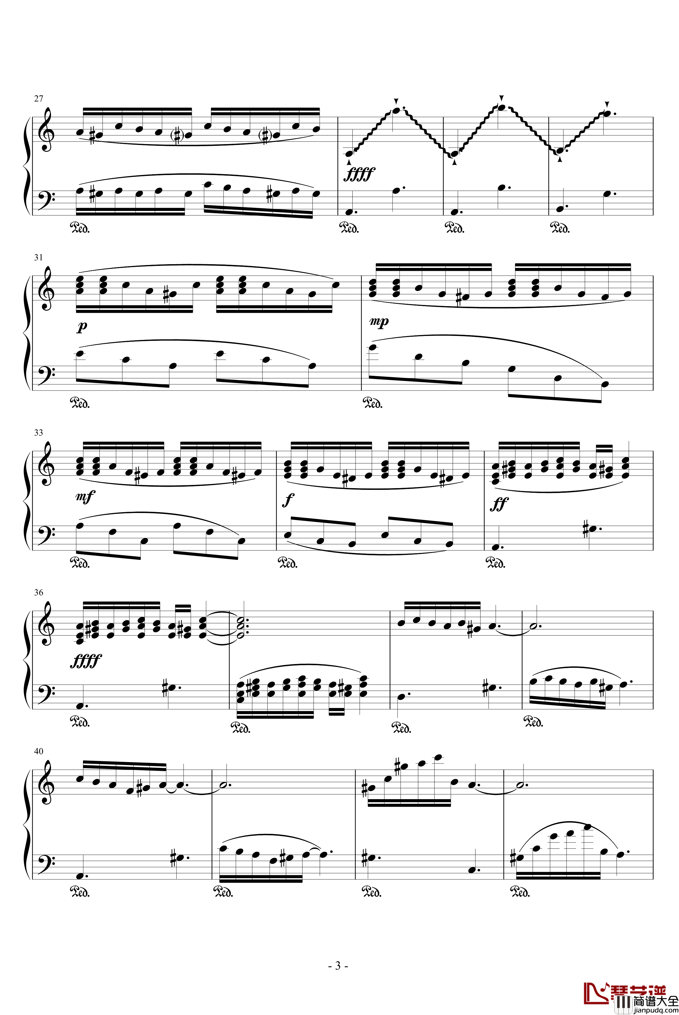 360°の语速旋转钢琴谱_搁浅、我的错