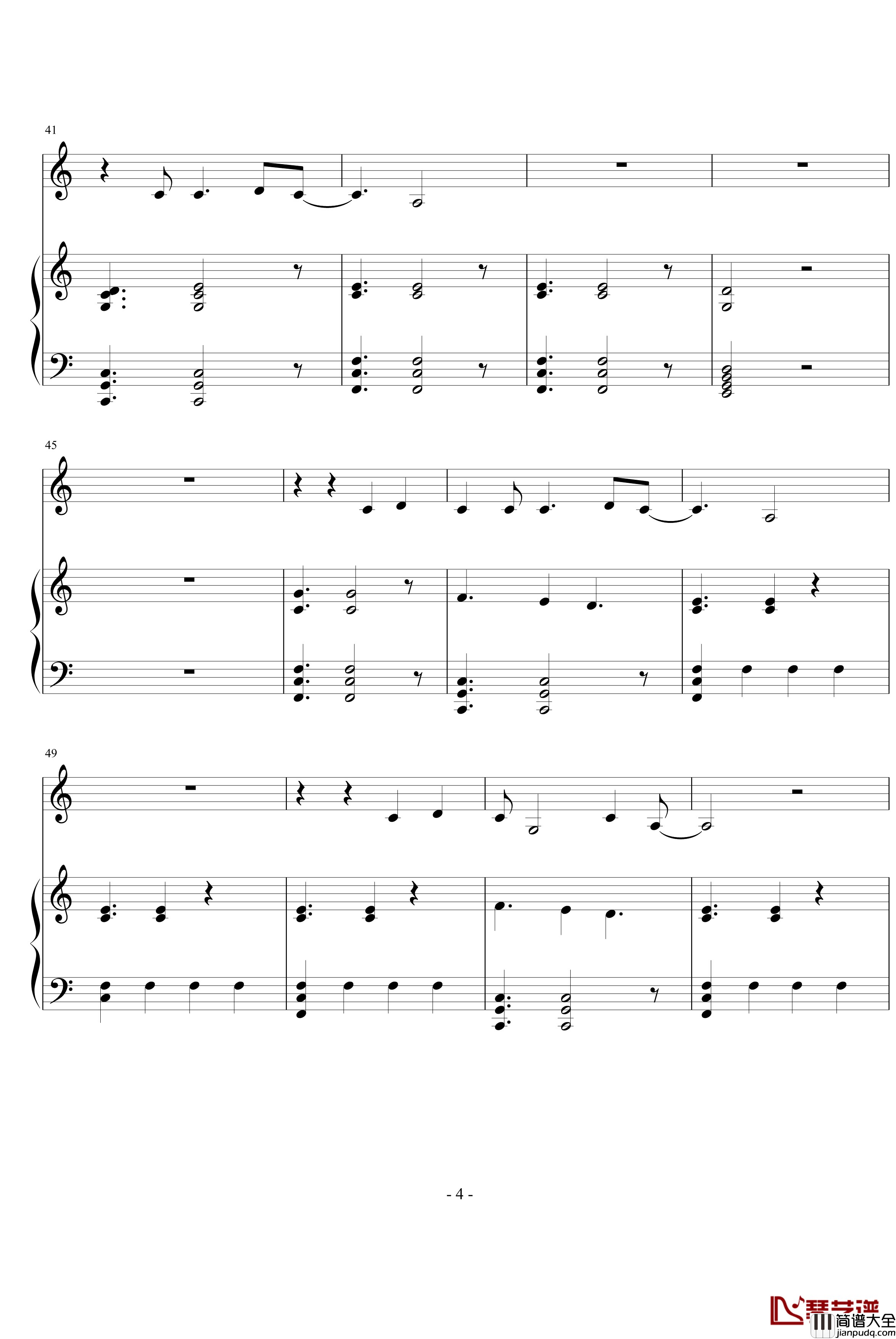 Across_The_Ocean钢琴谱_咖啡王子1号店_插曲_影视