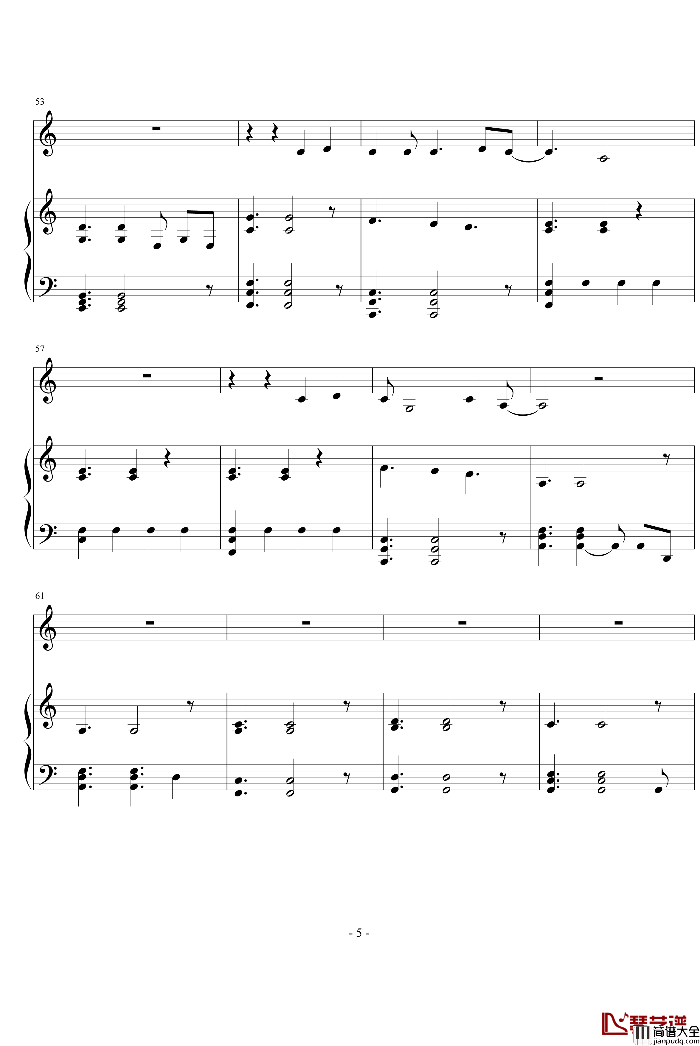 Across_The_Ocean钢琴谱_咖啡王子1号店_插曲_影视