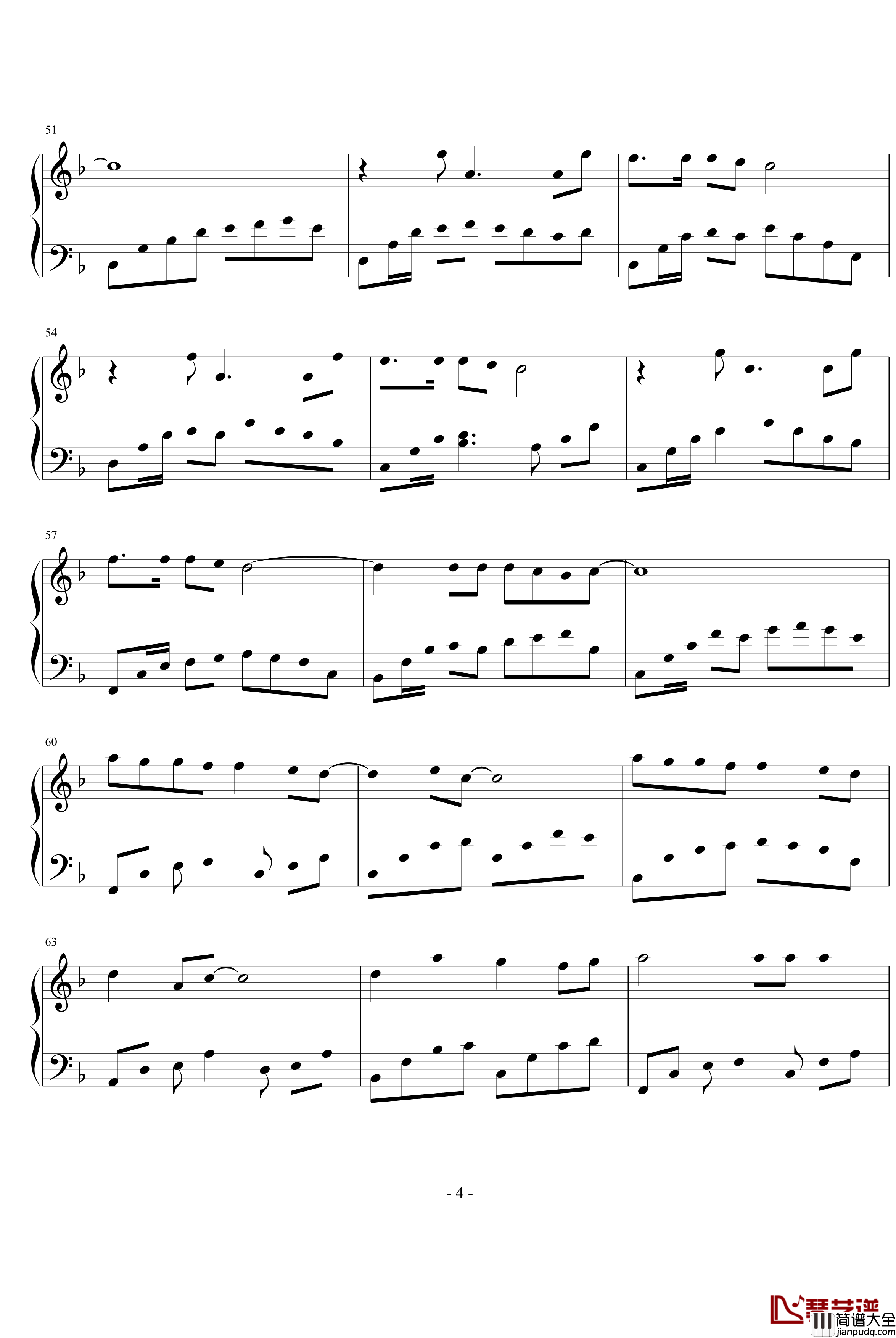 新白娘子传奇纠缠钢琴谱_新白娘子传奇