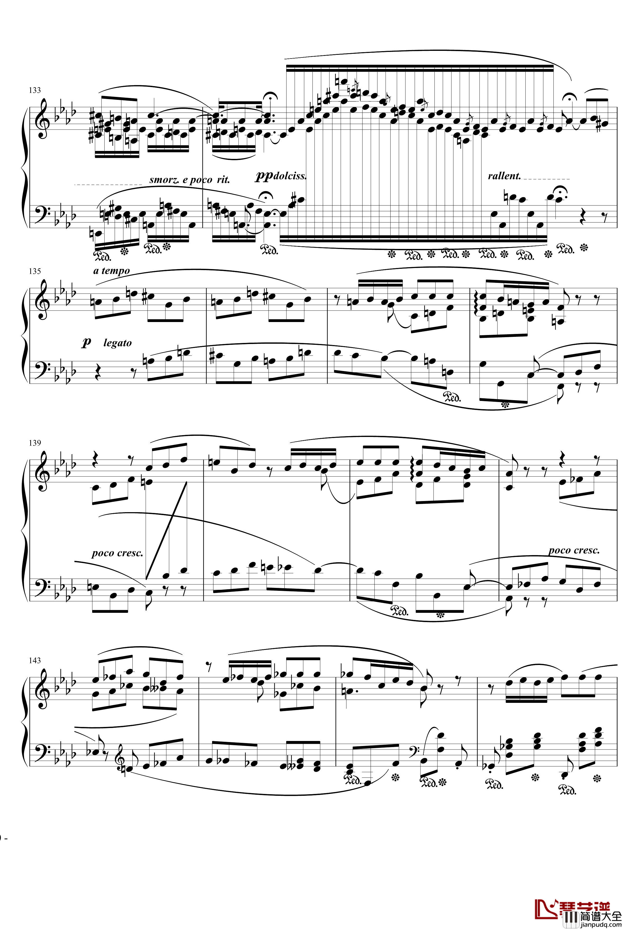 肖邦f小调叙事曲钢琴谱_肖邦_chopin