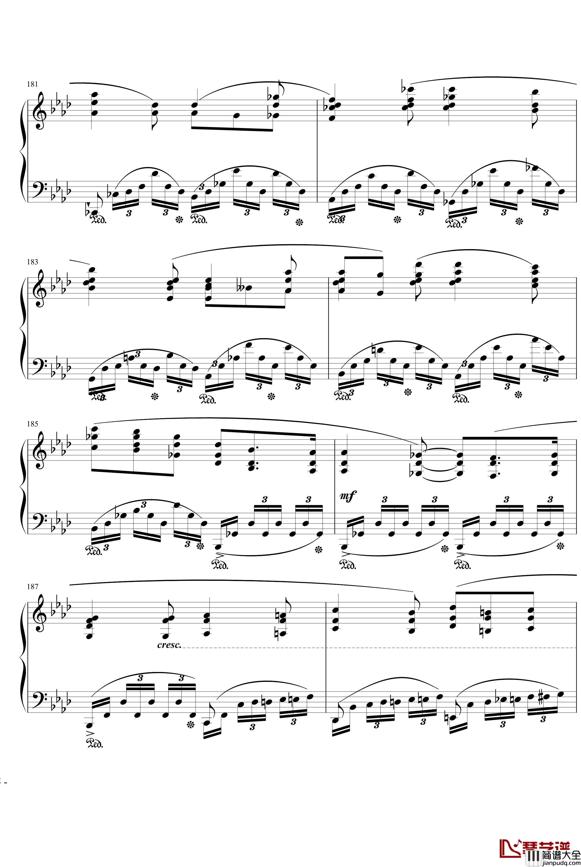 肖邦f小调叙事曲钢琴谱_肖邦_chopin