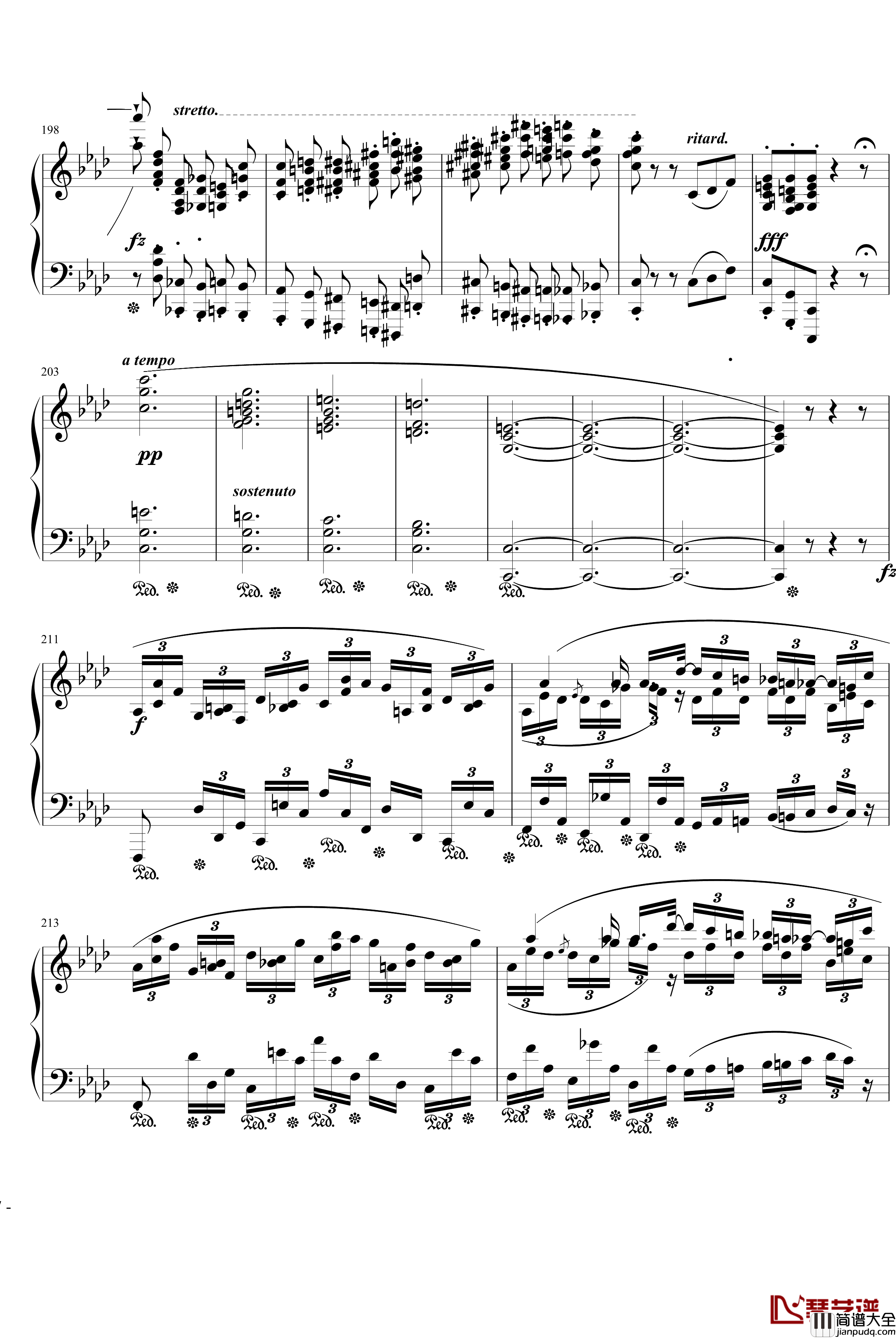 肖邦f小调叙事曲钢琴谱_肖邦_chopin