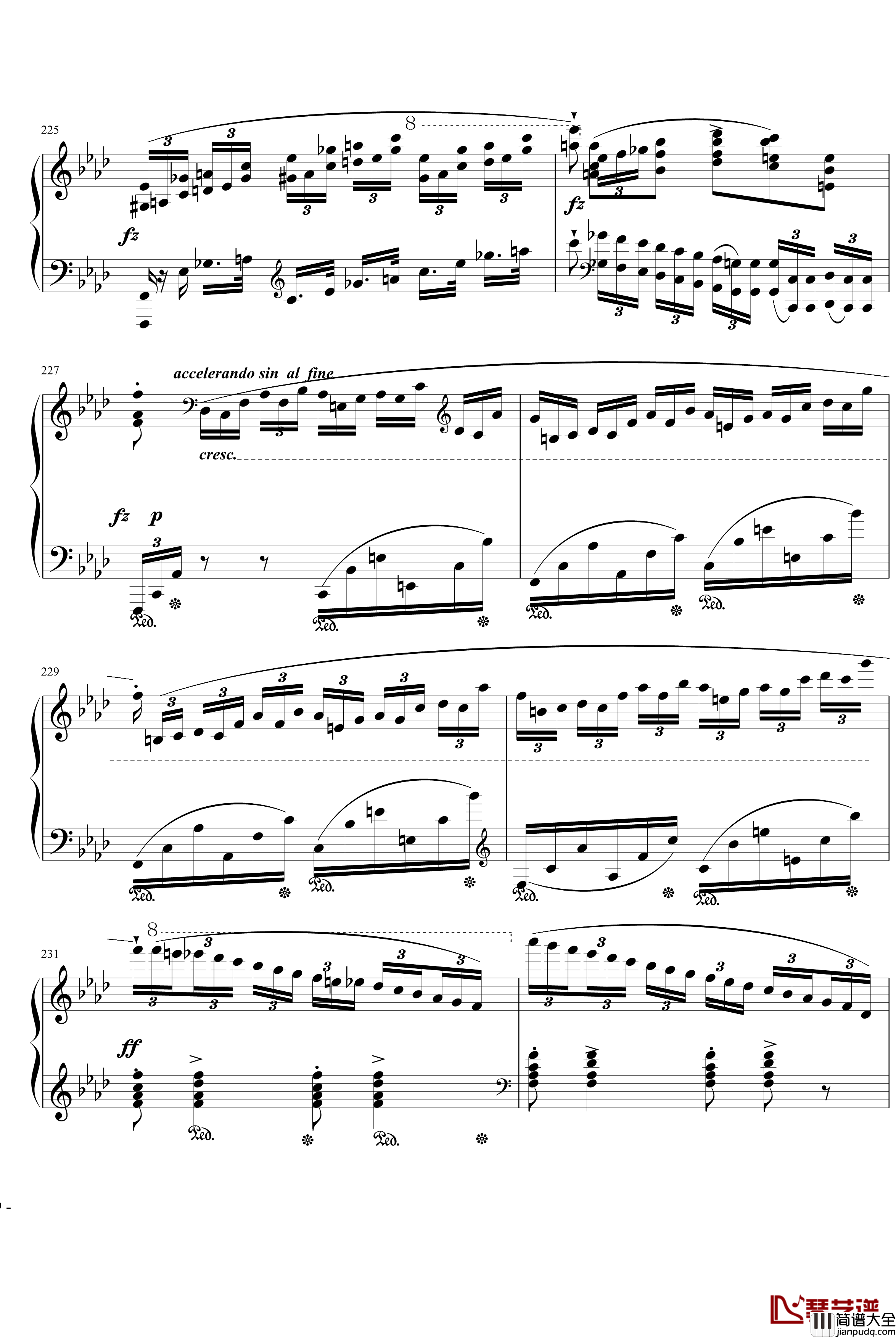 肖邦f小调叙事曲钢琴谱_肖邦_chopin