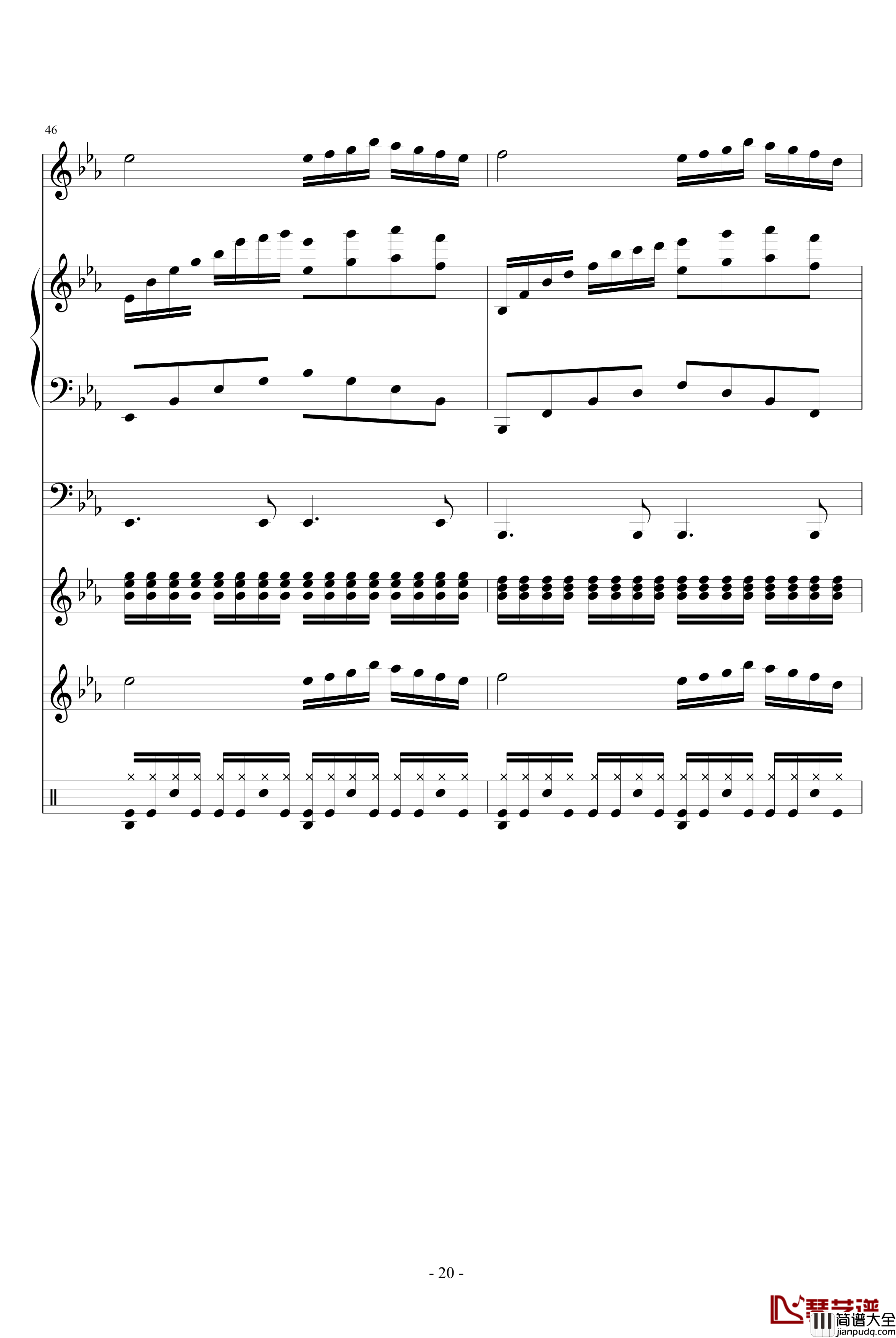 HOLD_YOUR_HANDS钢琴谱_血腥残阳